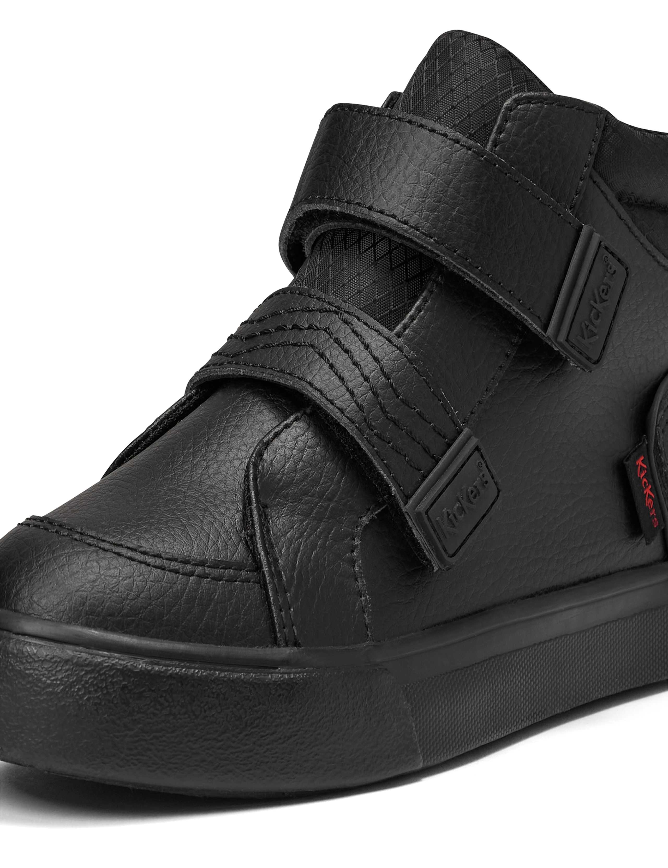 Kids' Leather High Top School Shoes (7 Small-12 Small) 4 of 4