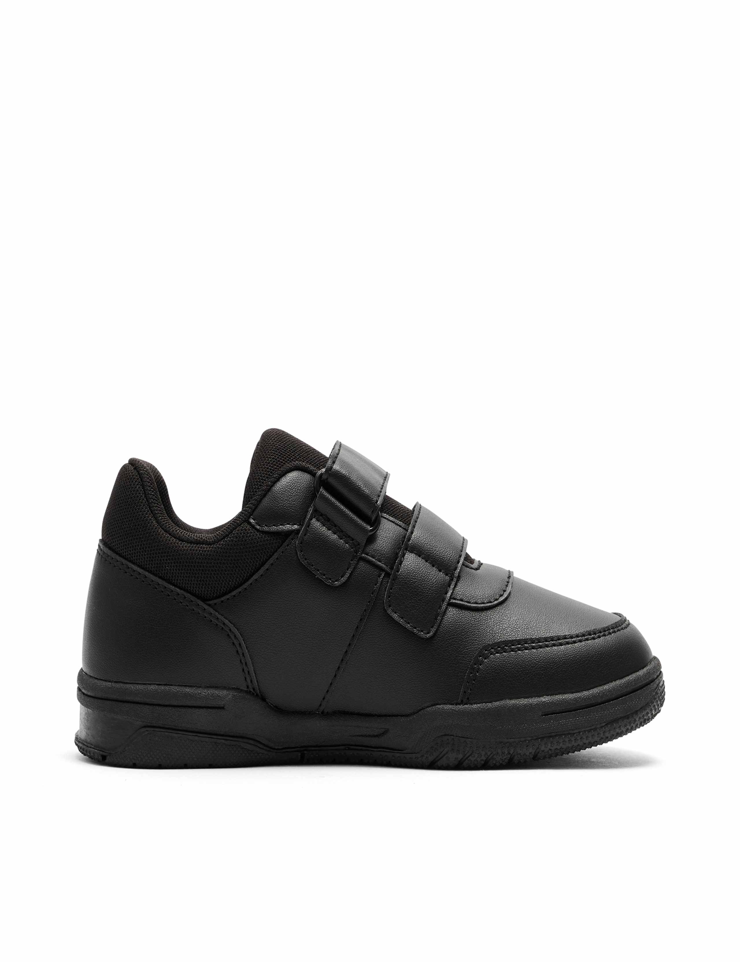 Kids' Leather Riptape School Shoes (7 Small-12 Small) 1 of 9