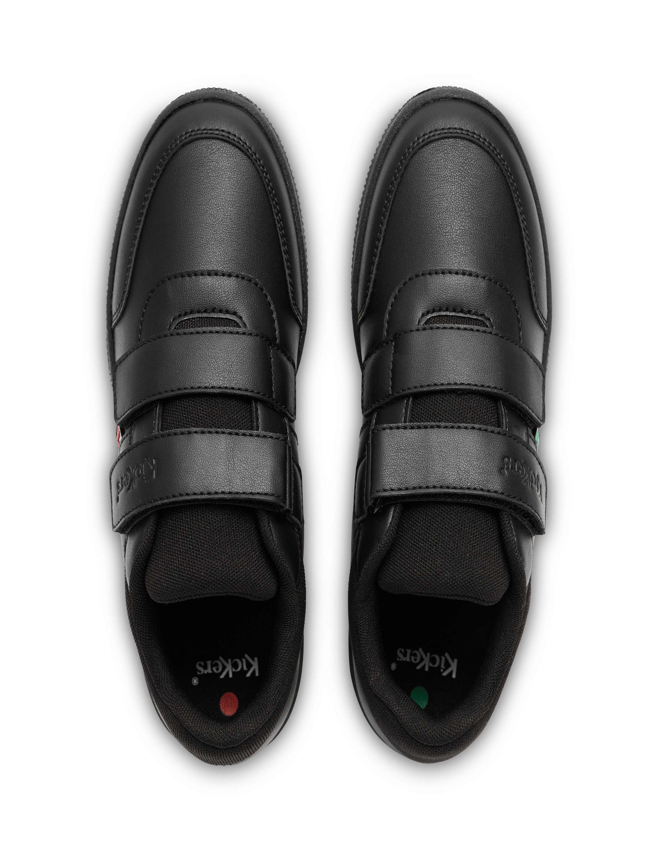 Kids' Leather Riptape School Shoes (7 Small-12 Small) 2 of 9