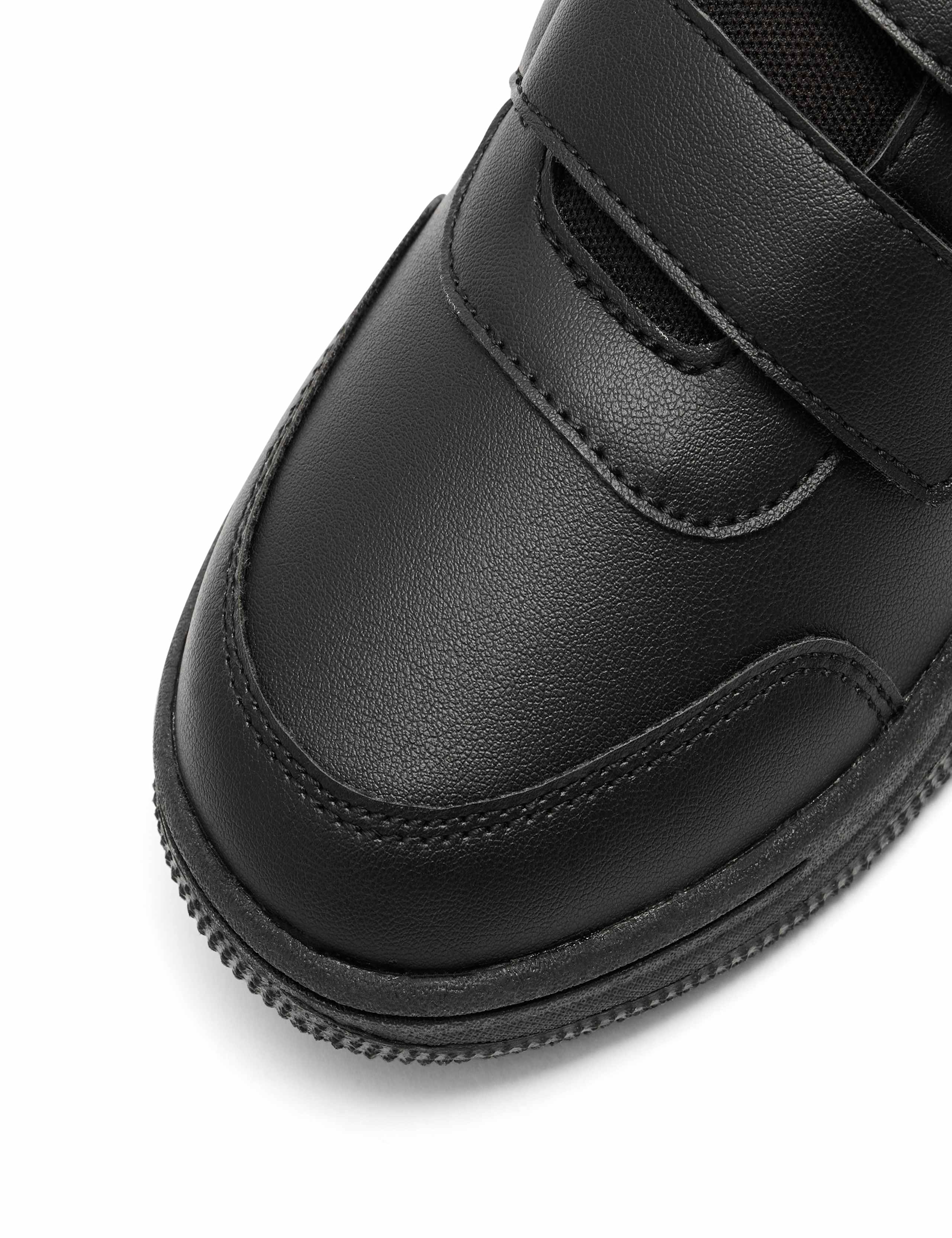 Kids' Leather Riptape School Shoes (7 Small-12 Small) 6 of 9