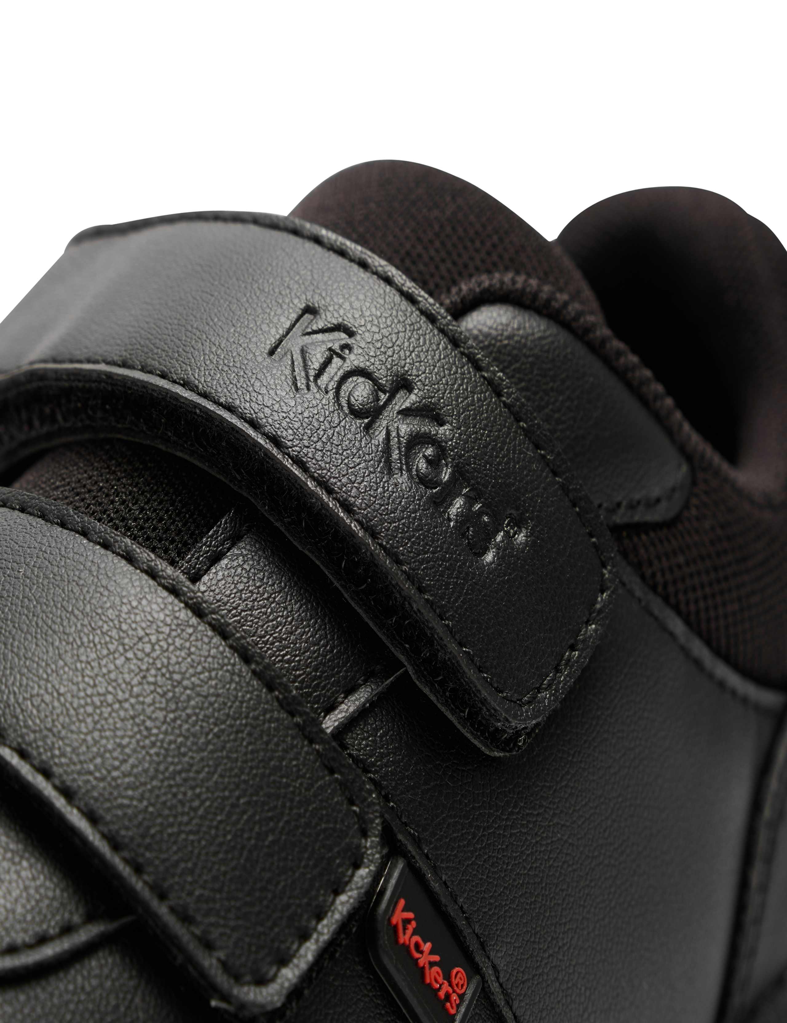 Kids' Leather Riptape School Shoes (7 Small-12 Small) 7 of 9