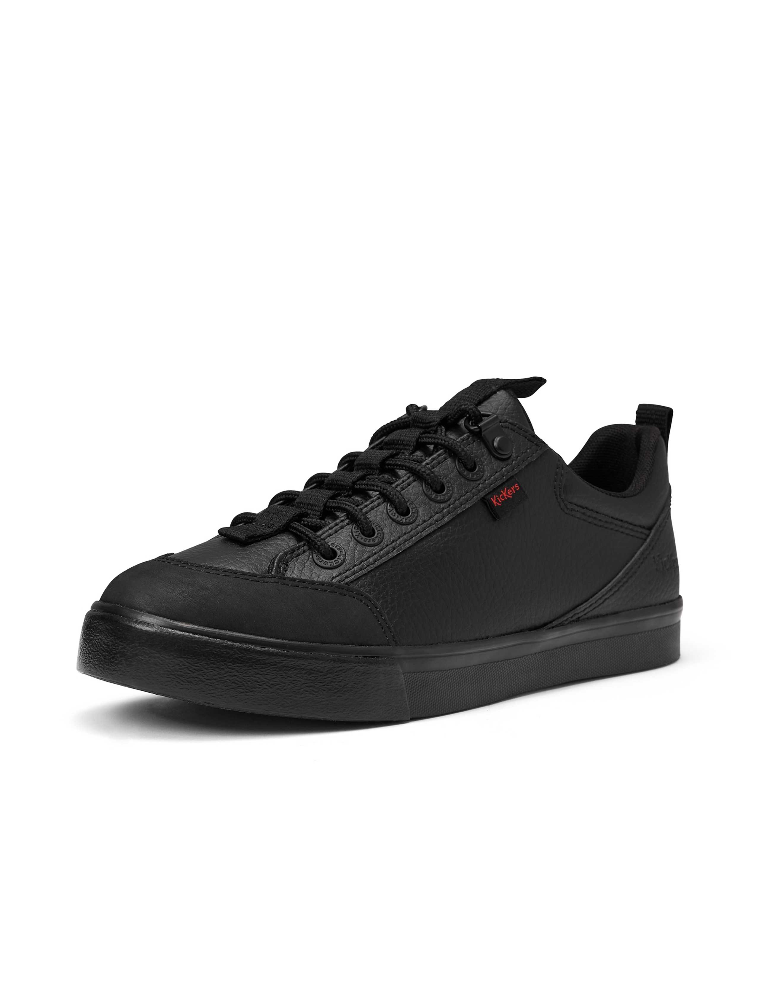 Kids' Leather Lace School Trainers (3 Large-6 Large) 4 of 5