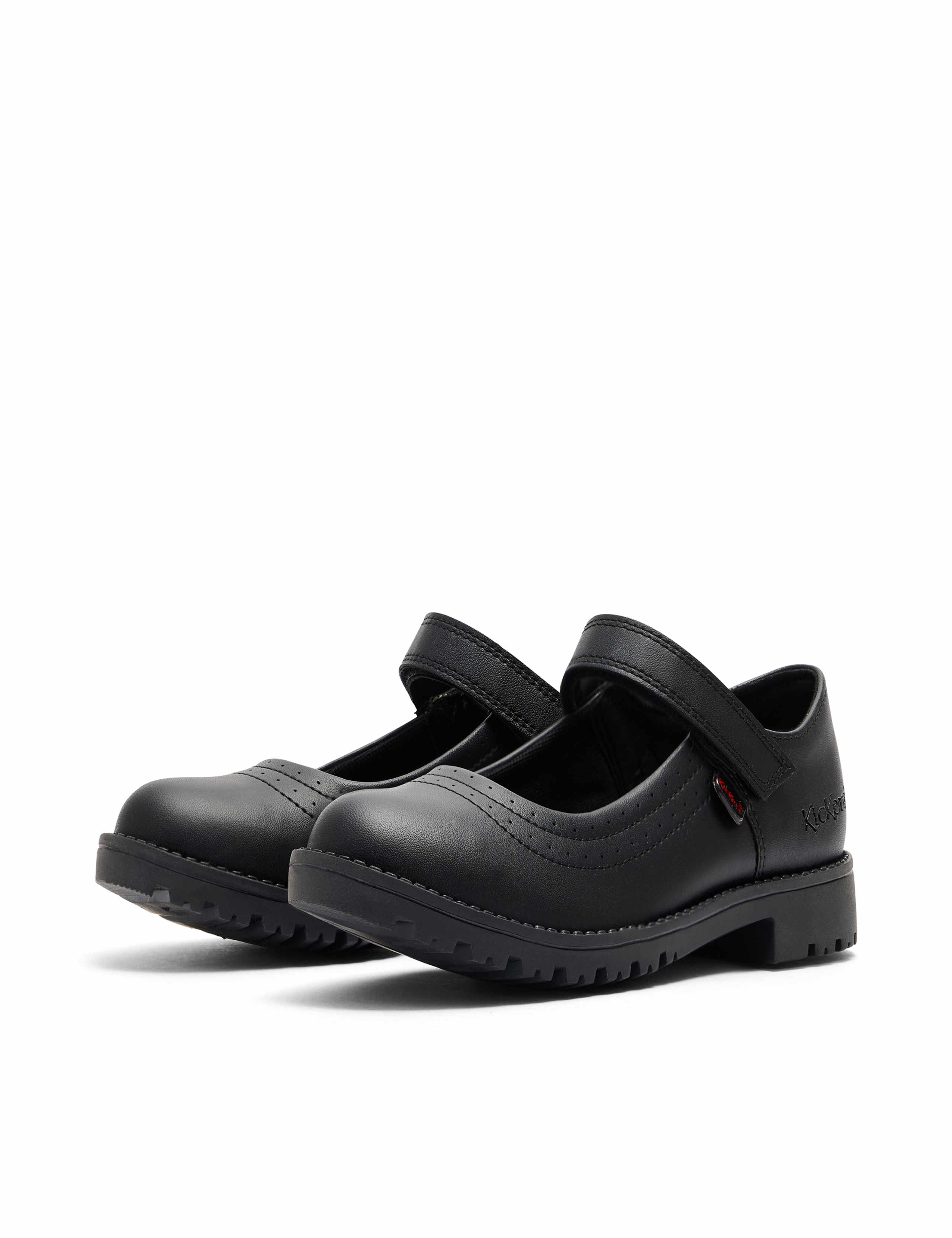 Kids' Leather Mary Jane School Shoes (12½ Small - 2½ Large) 3 of 6