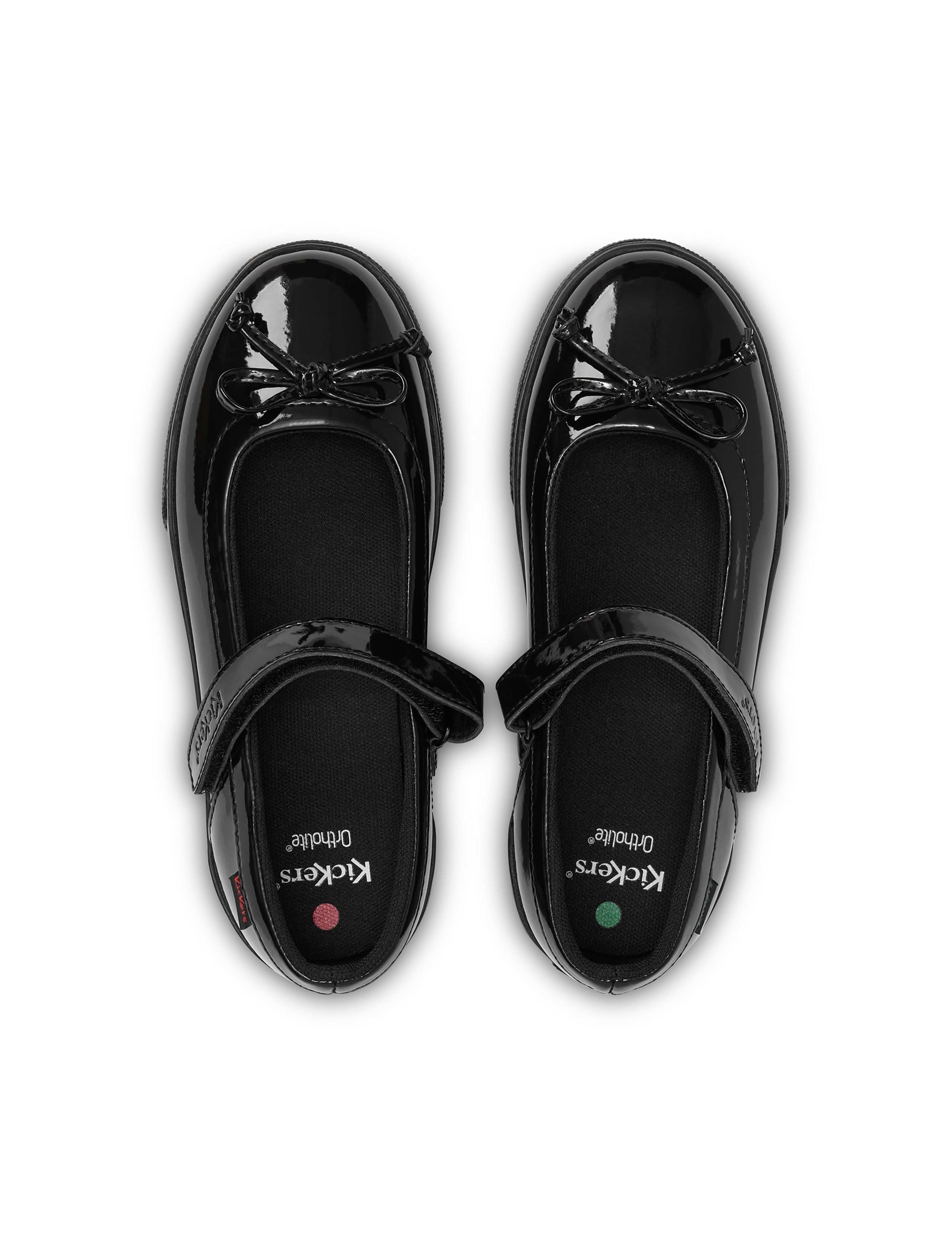 Kids' Patent Mary Jane Bow School Shoes (12½ Small-2½ Large) 2 of 5