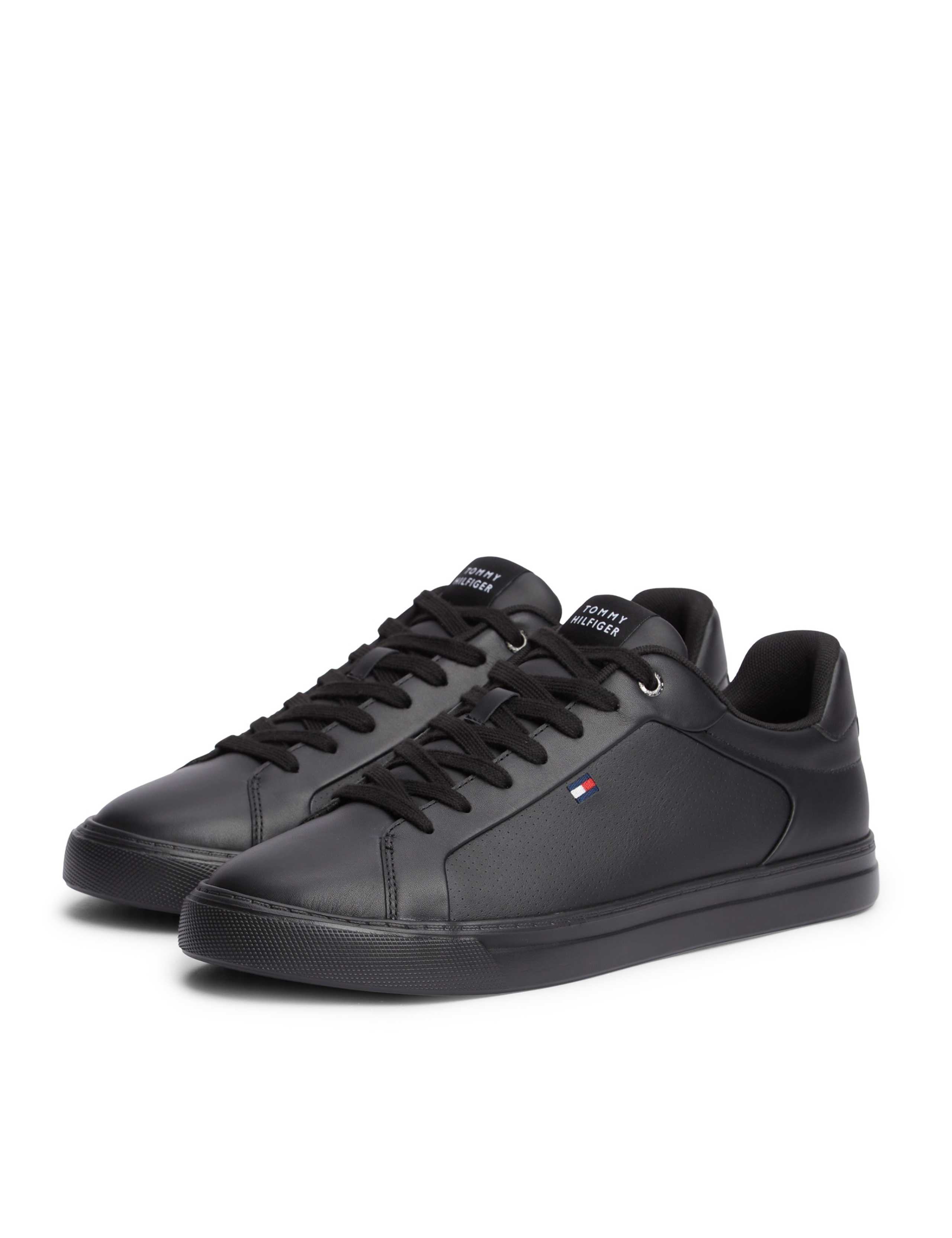 Lightweight Pinperf Leather Trainers 3 of 6
