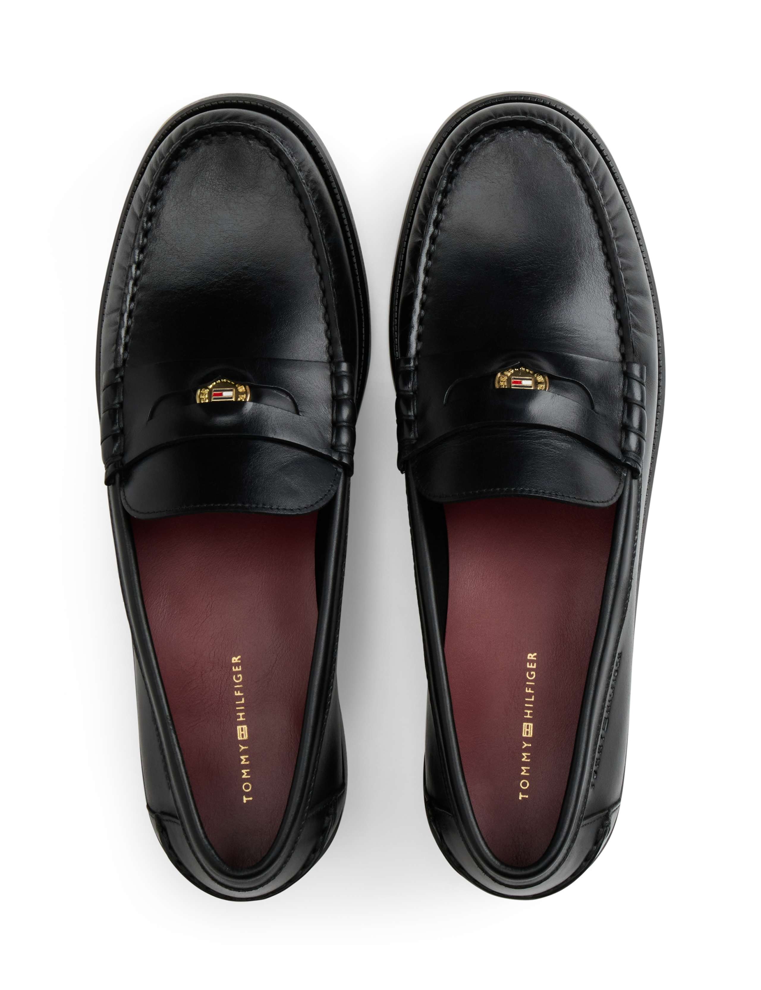 Brushed Leather Loafers 2 of 6