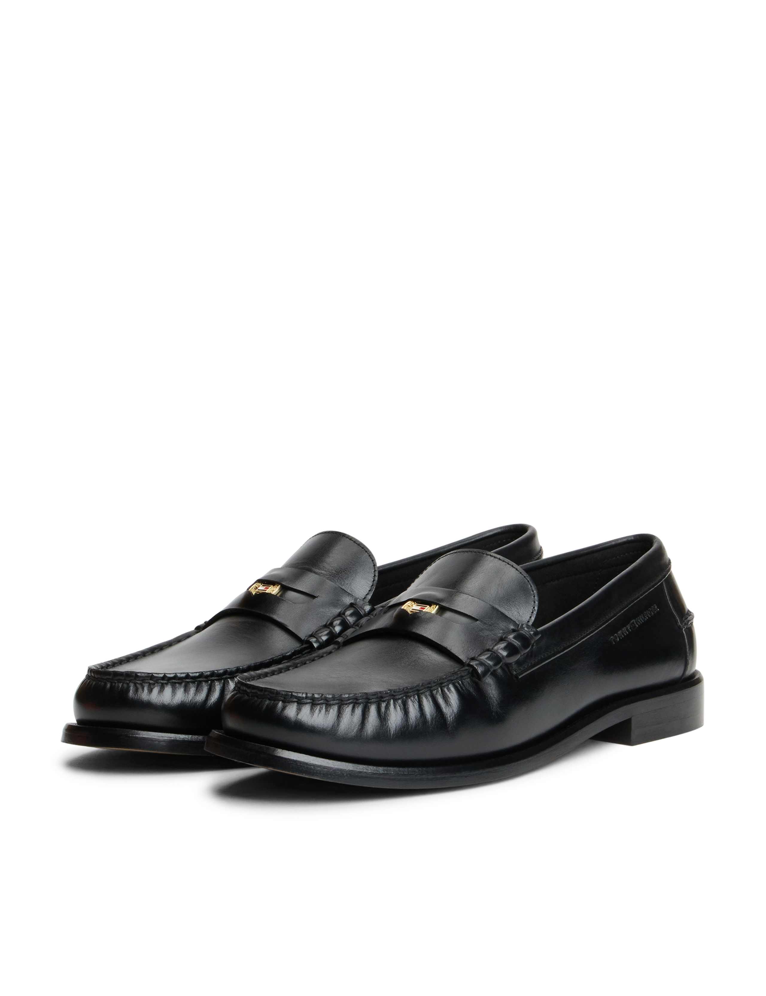Brushed Leather Loafers 3 of 6
