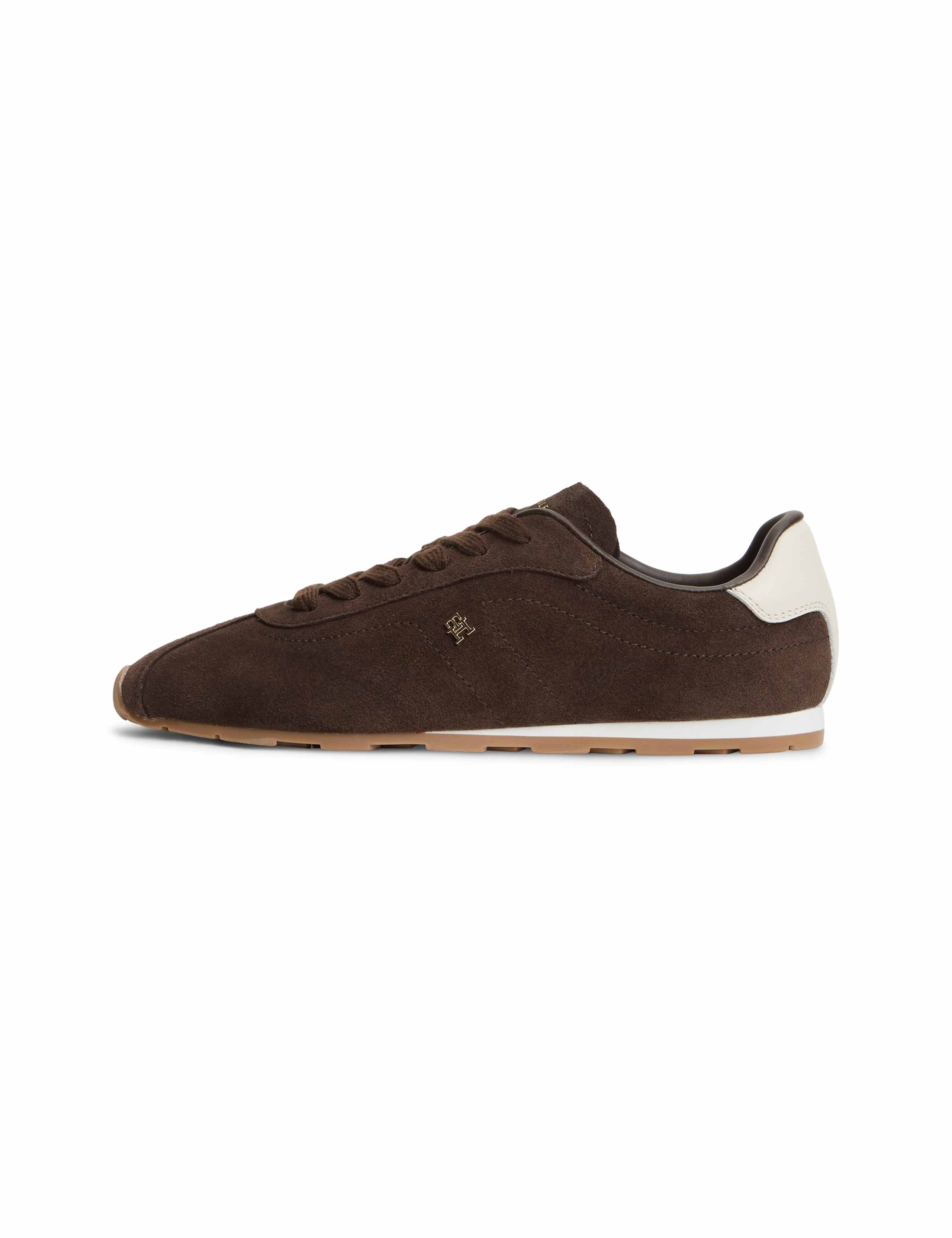 TH Bella Suede Monogram Lace Up Trainers 4 of 6