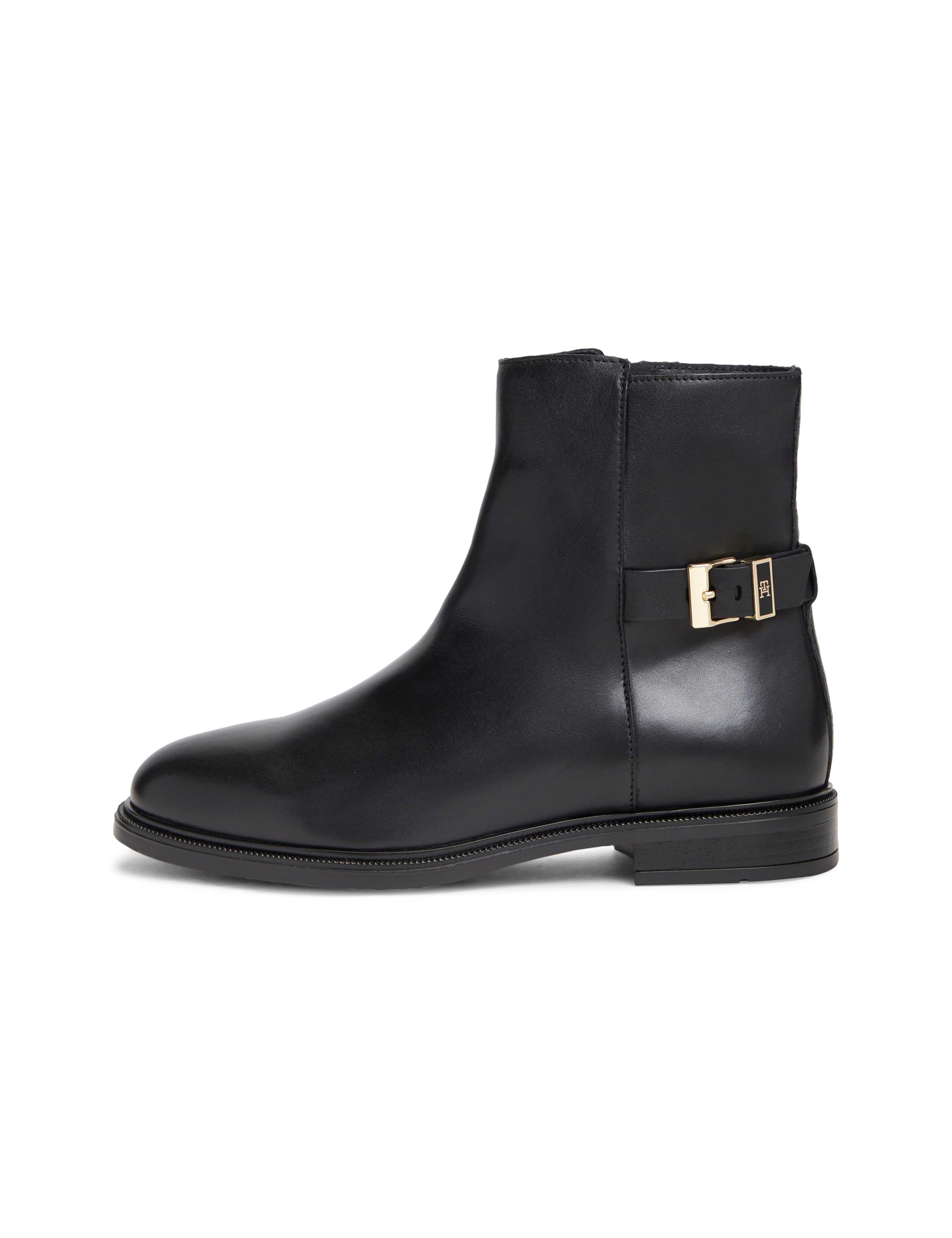 Leather Buckle Ankle Boots 4 of 6