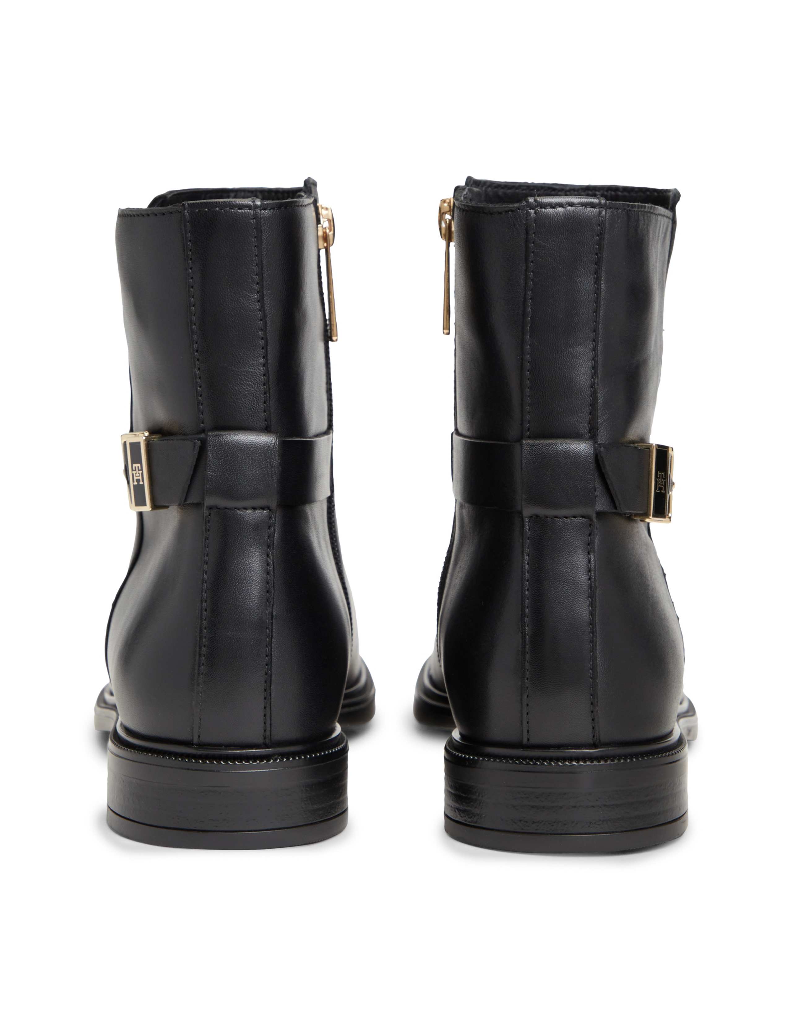Leather Buckle Ankle Boots 5 of 6