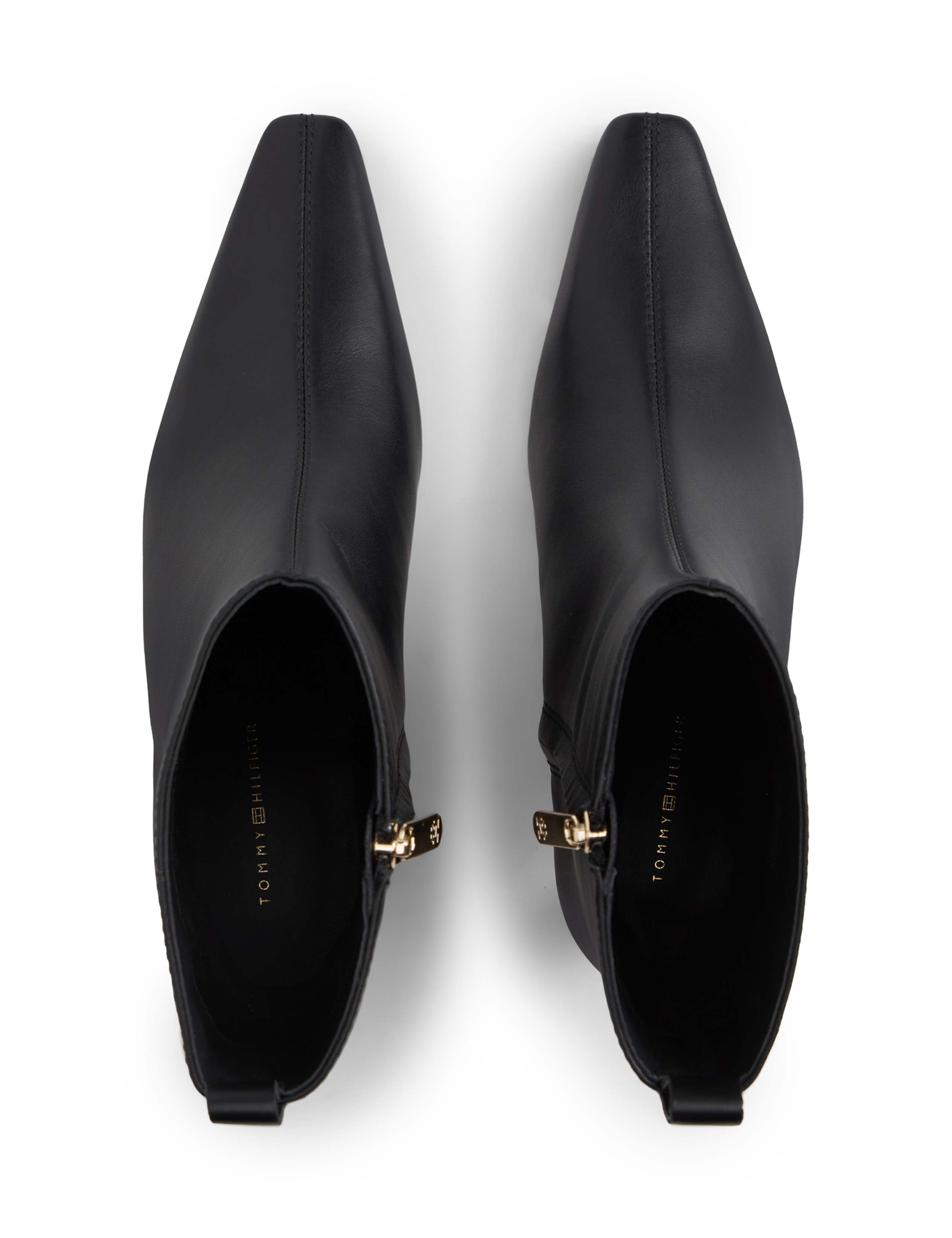 Leather Kitten Heel Ankle Boots 2 of 6