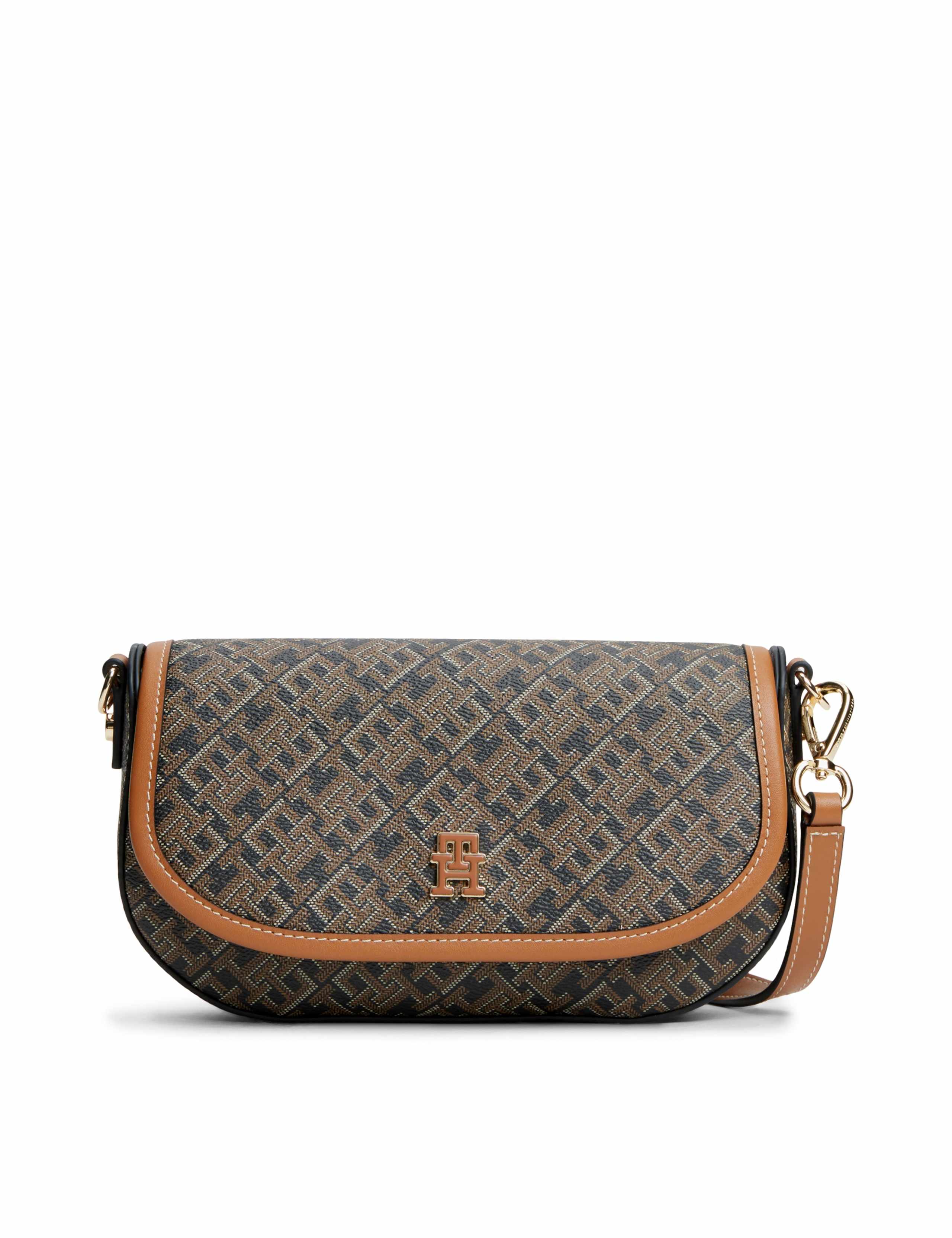 Faux Leather Saddle Bag 2 of 5