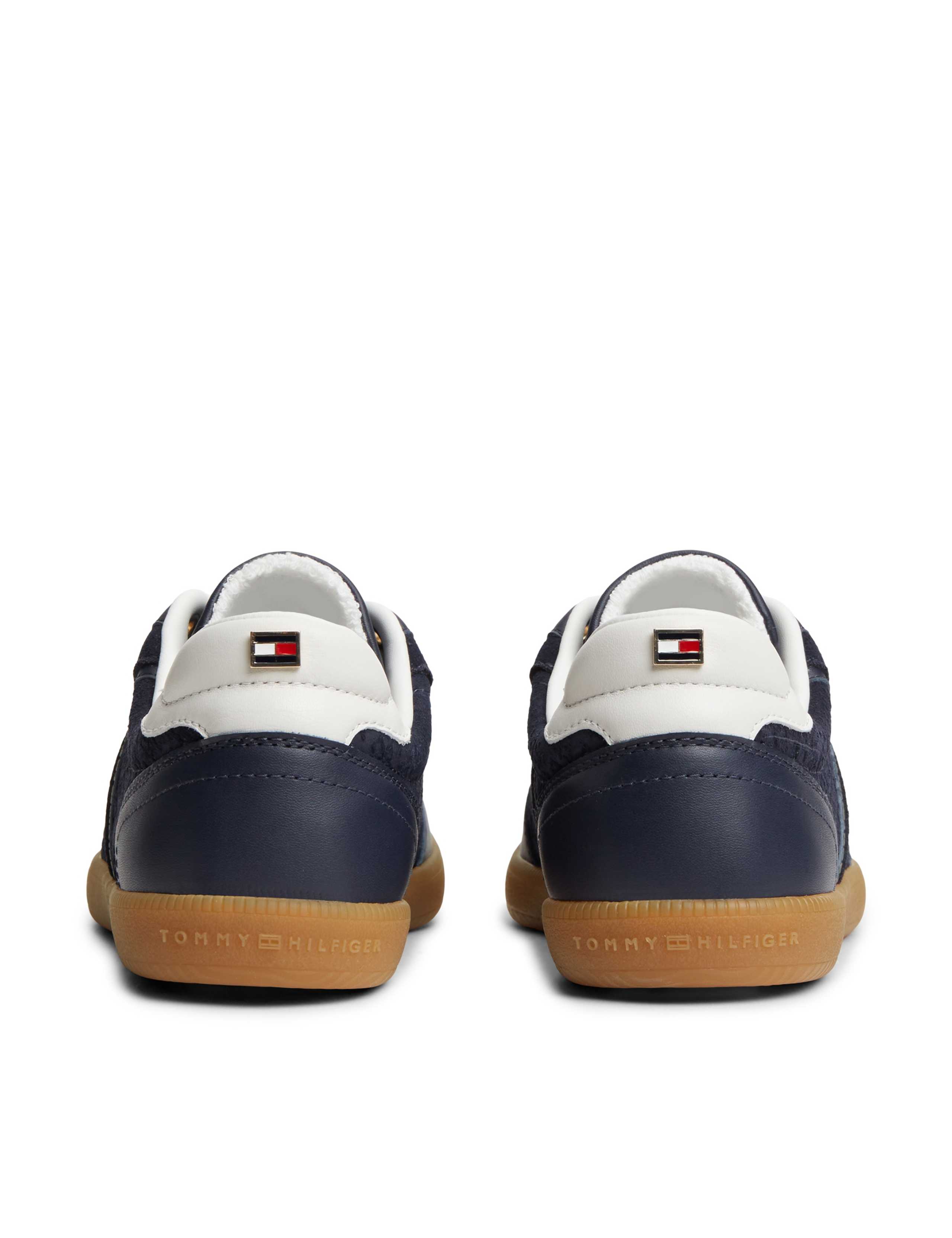 Tribeca Leather Monogram Trainers 5 of 6