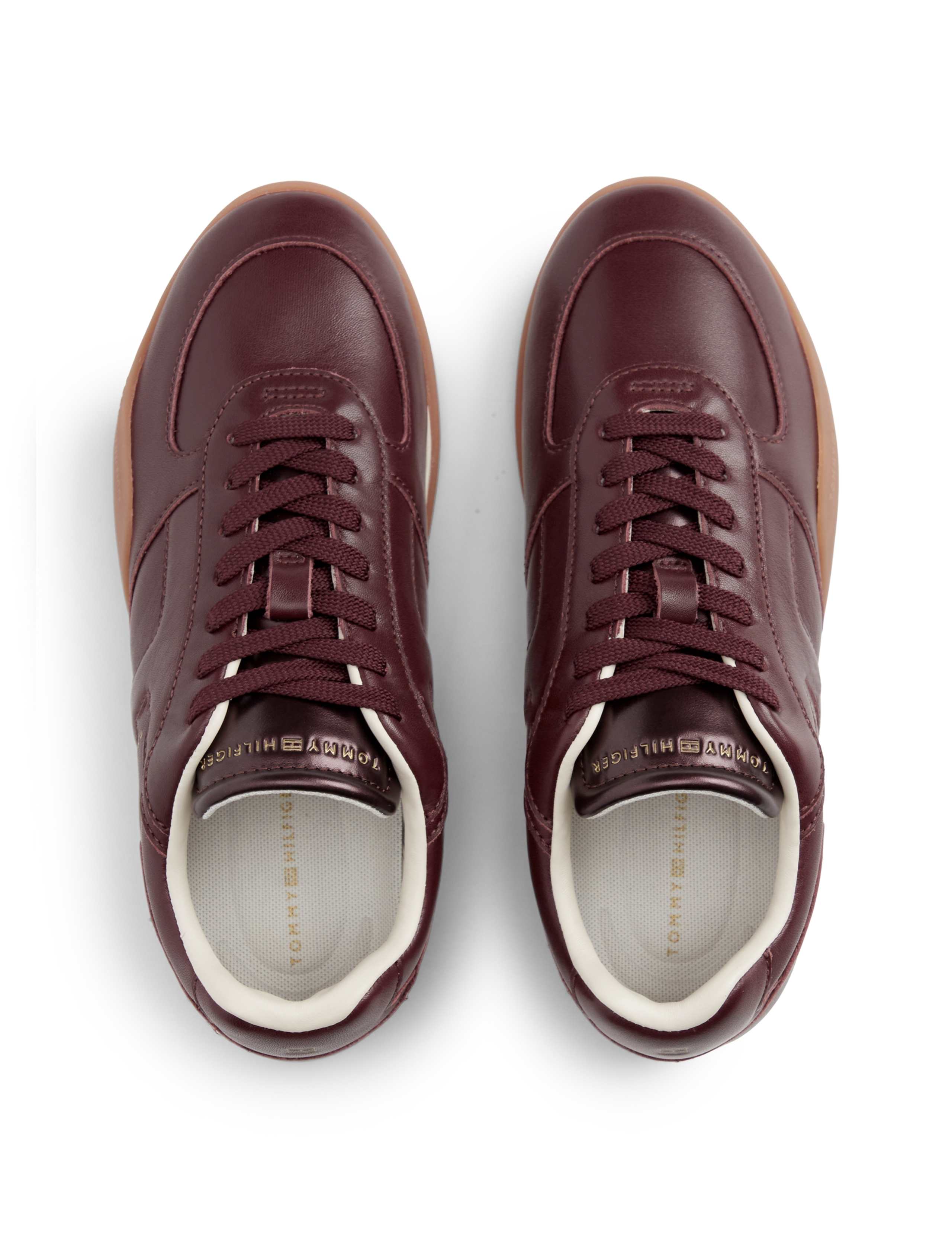 TH Vintage Leather Lace Up Trainers 2 of 6