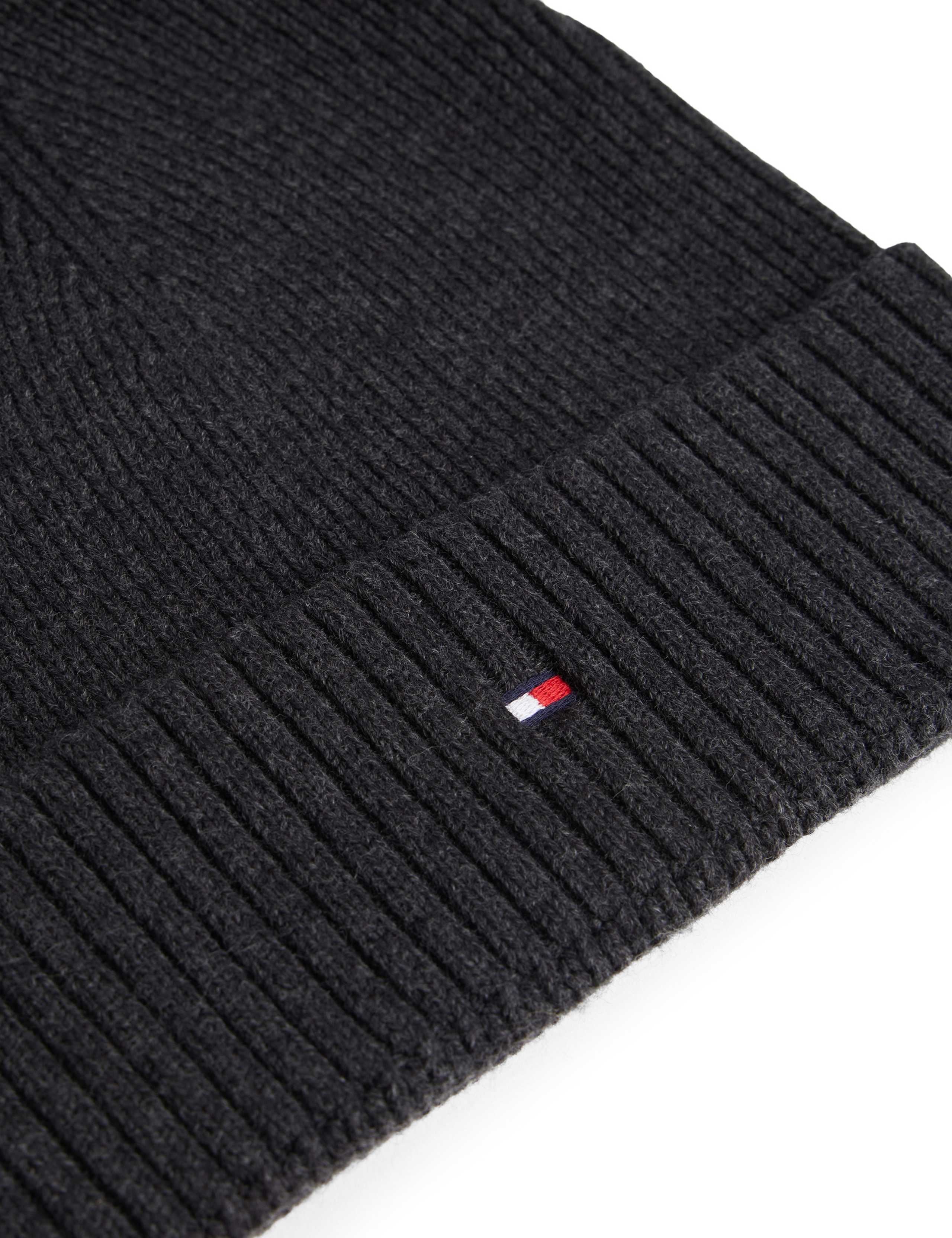 Cotton Rich Beanie Hat with Cashmere 5 of 6