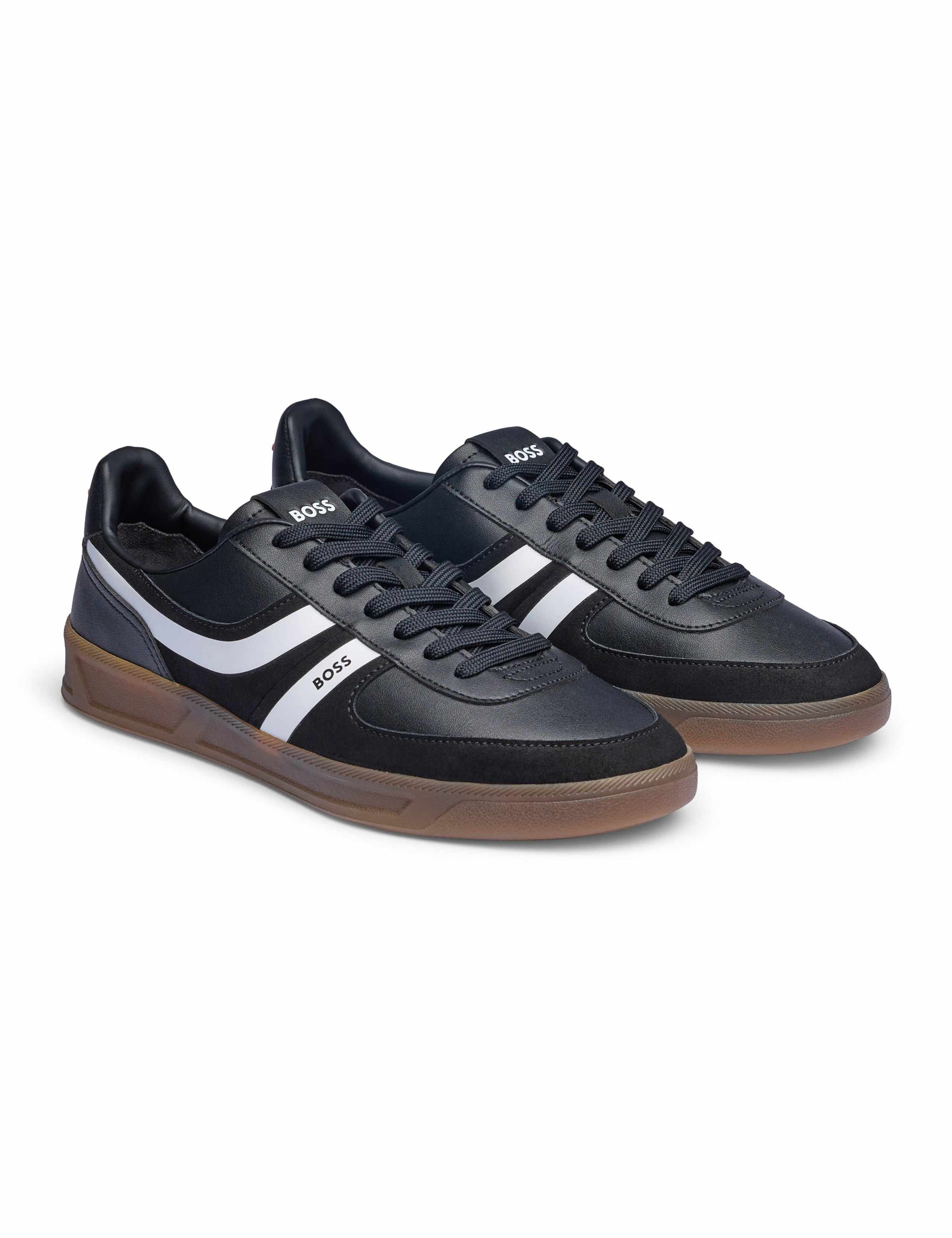 Leather Lace Up Trainers 2 of 3