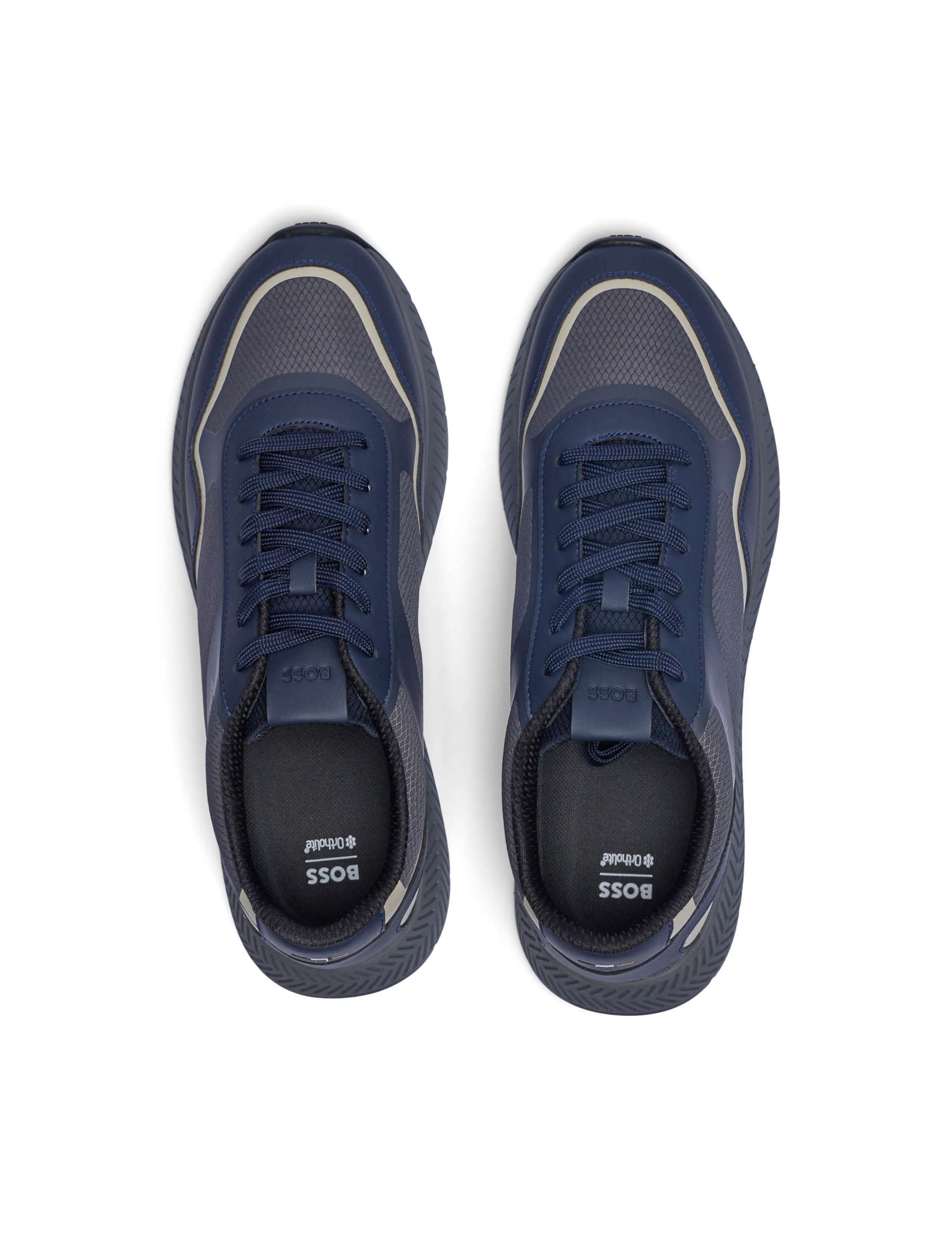 Textured Lace Up Trainers 2 of 3