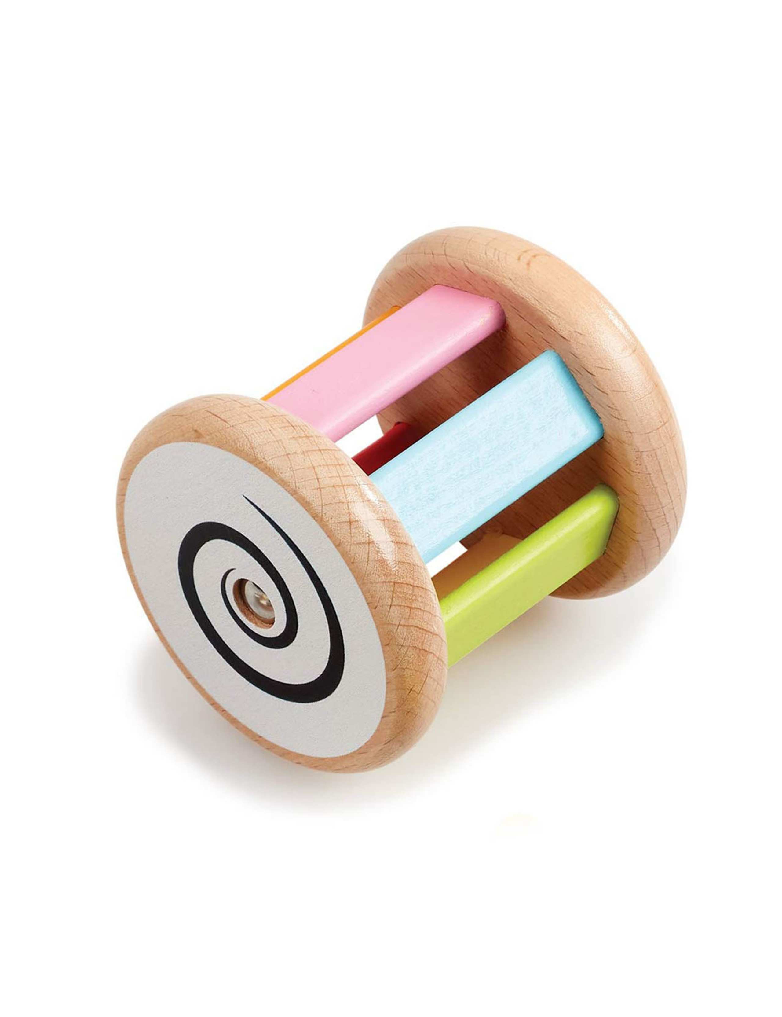 Wooden Jingle and Roll Rattle 2 of 2