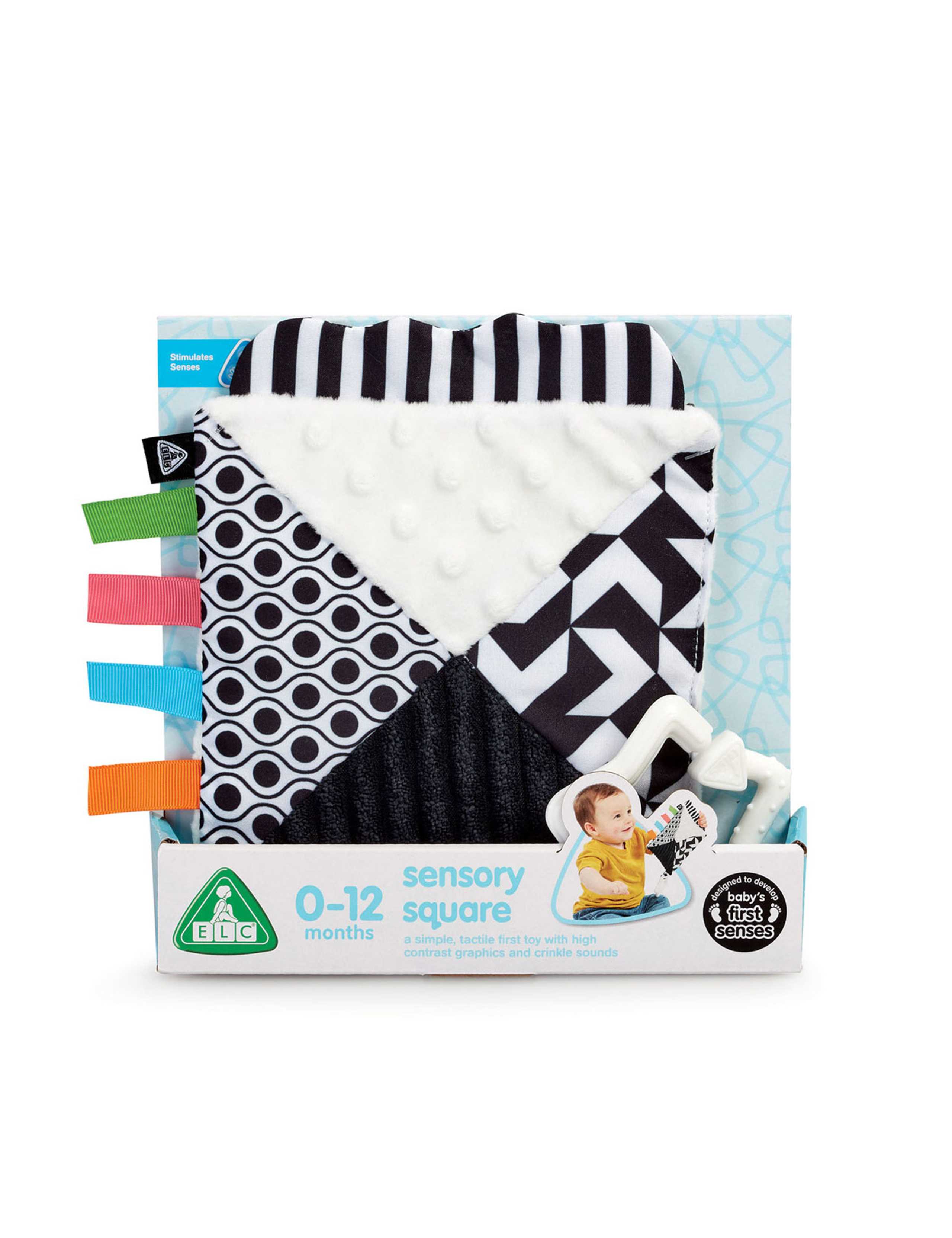 Sensory Square Comforter (0-3 Yrs) 1 of 3