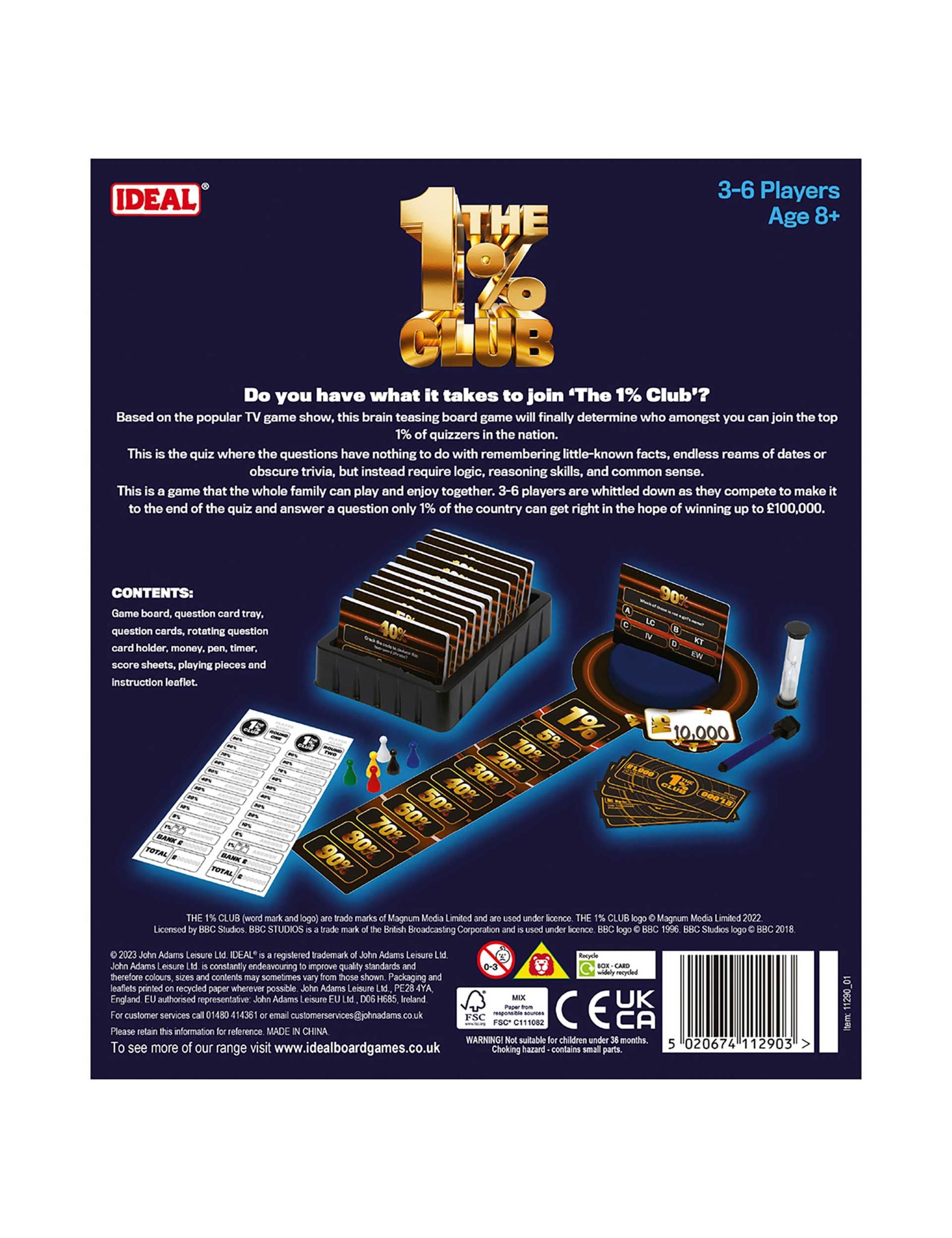 The 1% Club Board Game (8+ Yrs) 3 of 3