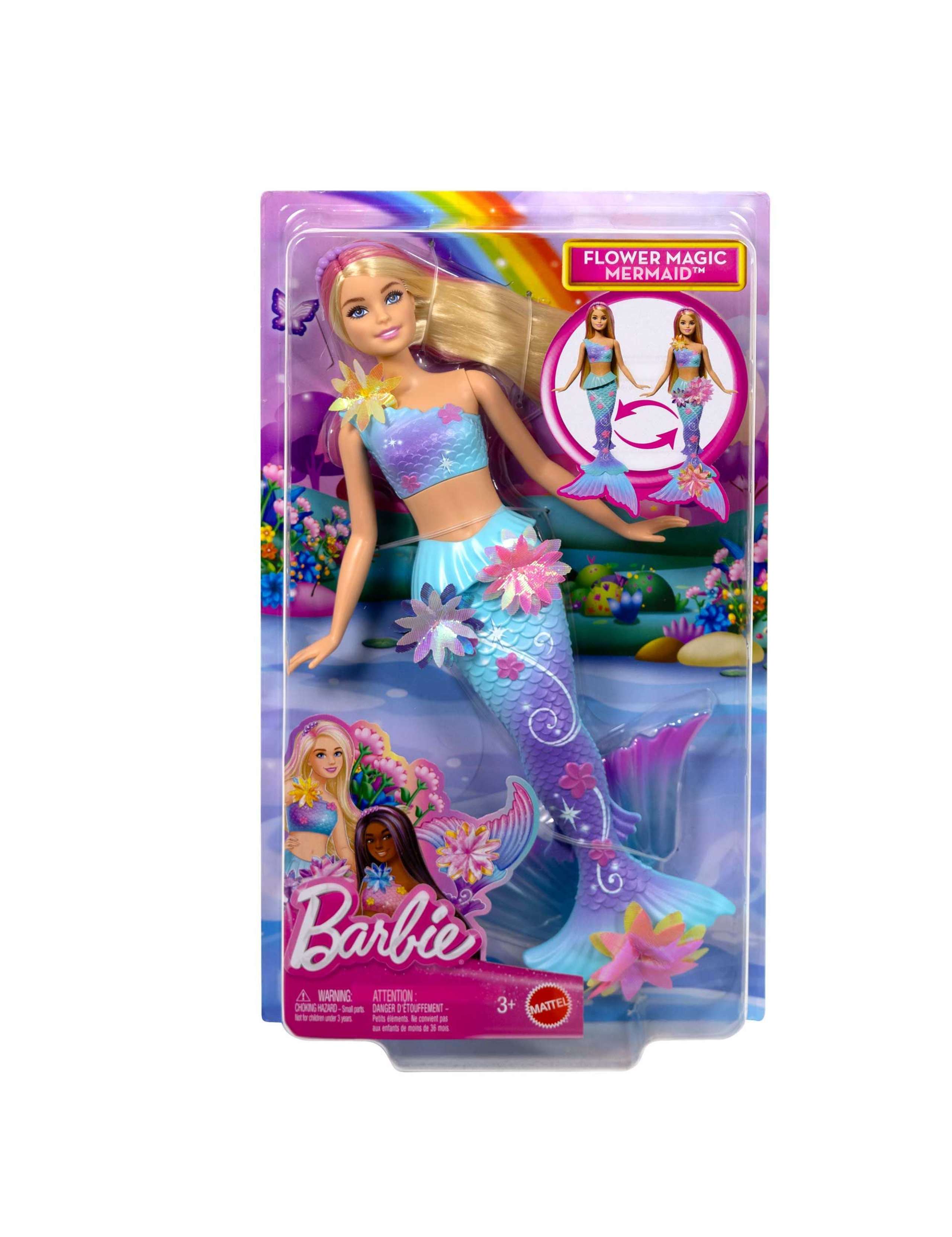Barbie™ Flower Magic Mermaid Doll (3+ Yrs) 1 of 6