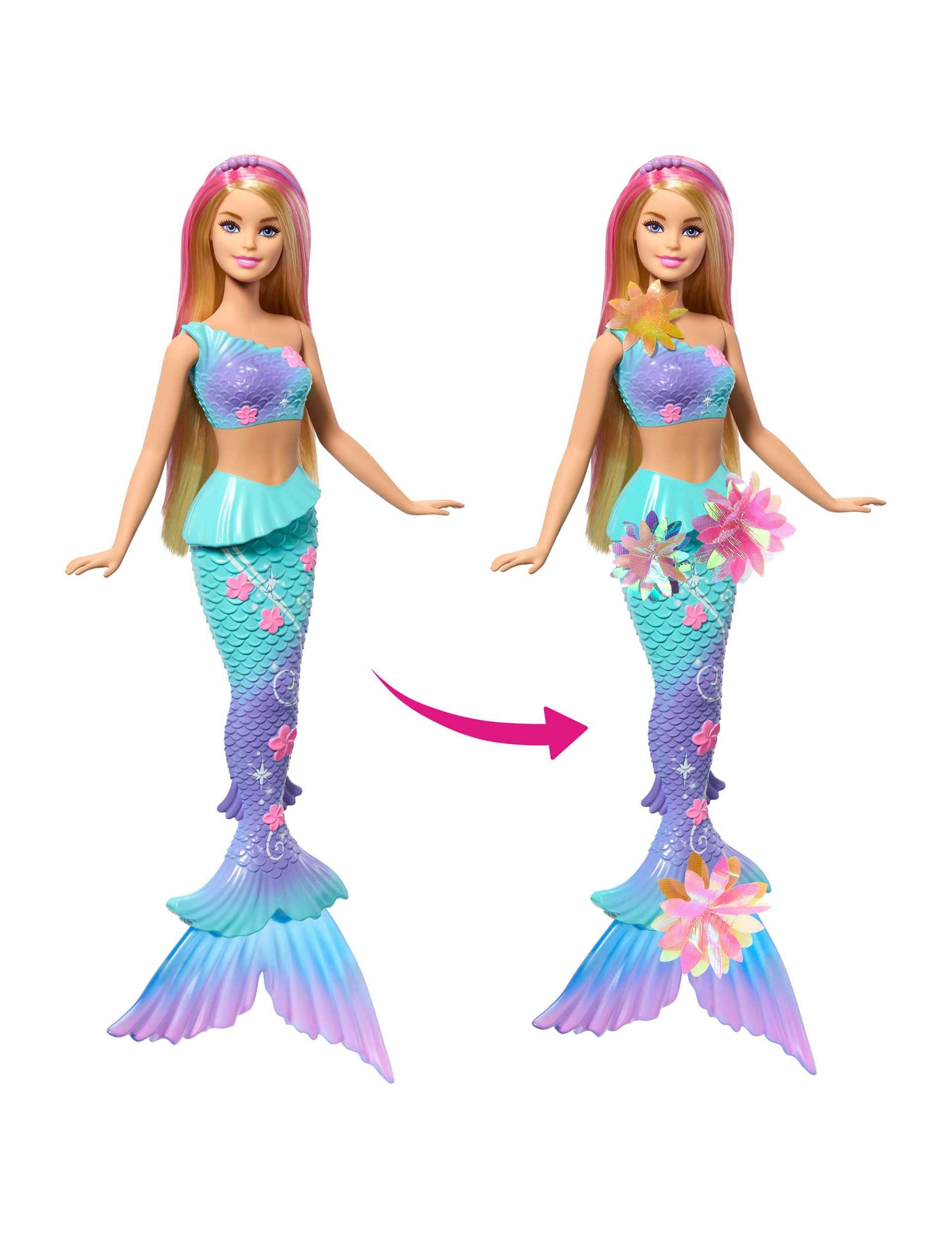 Barbie™ Flower Magic Mermaid Doll (3+ Yrs) 4 of 6