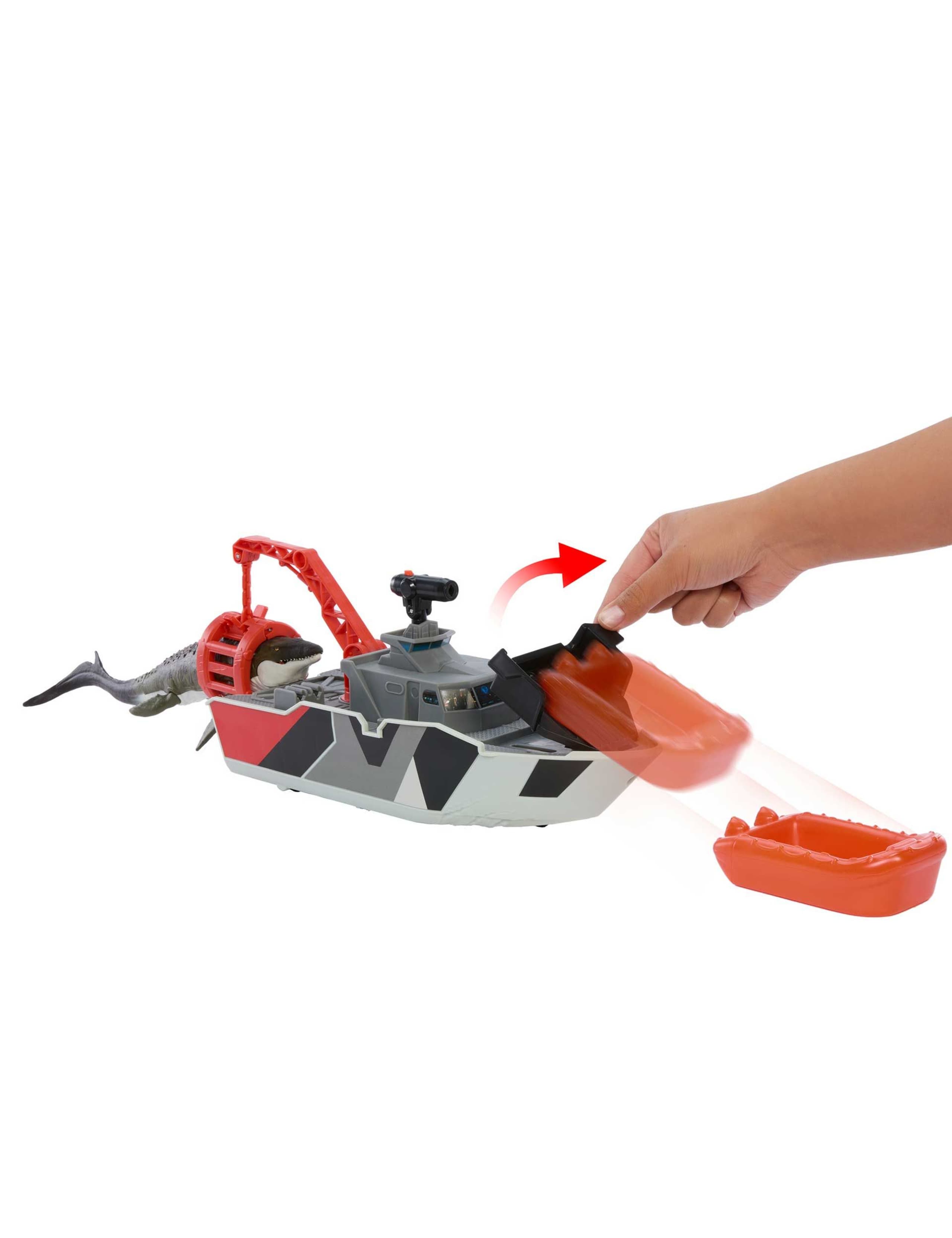 Mosasaurus Rescue Action Boat™ Playset (3-8 Yrs) 5 of 5