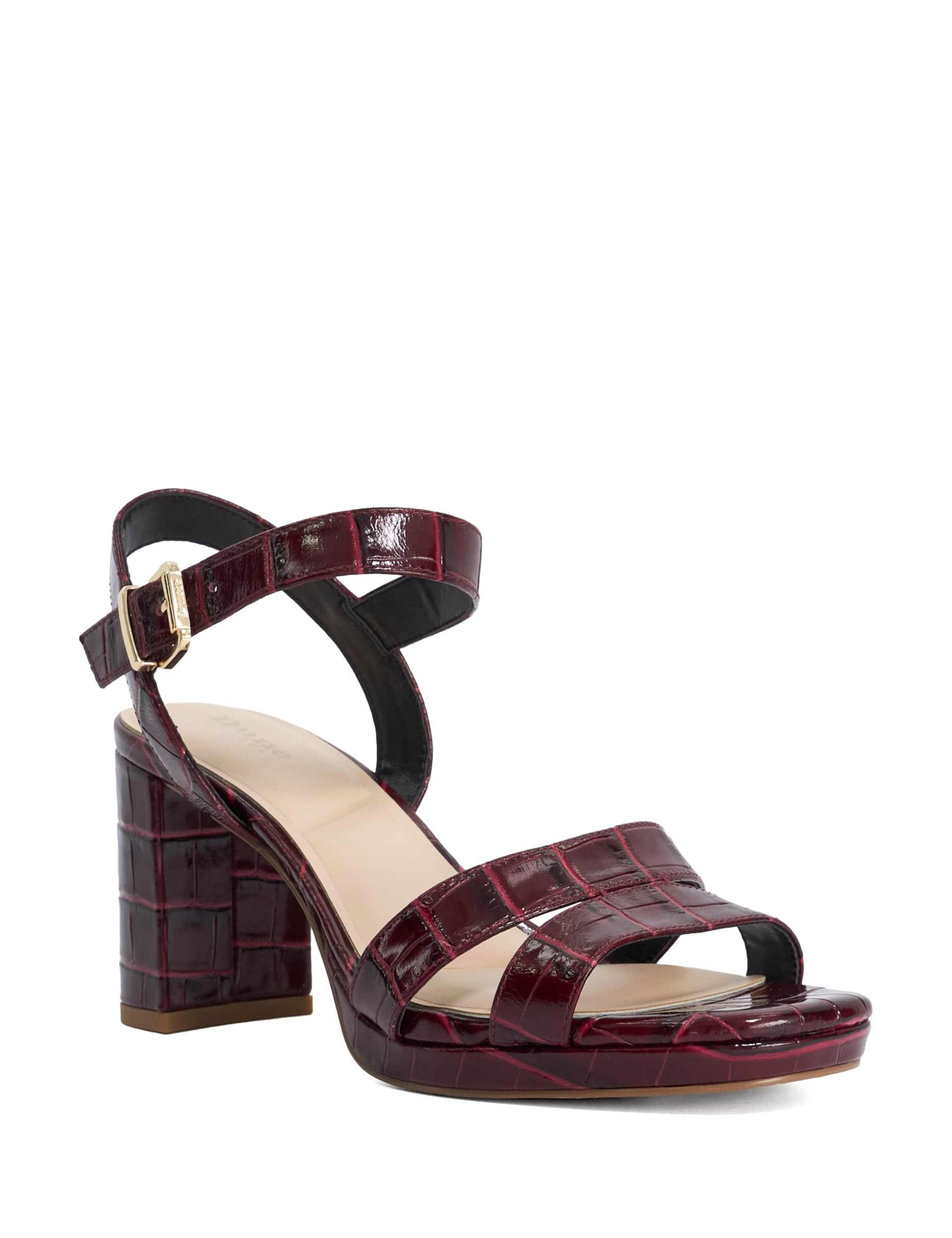 Leather Block Heel Sandals 2 of 5