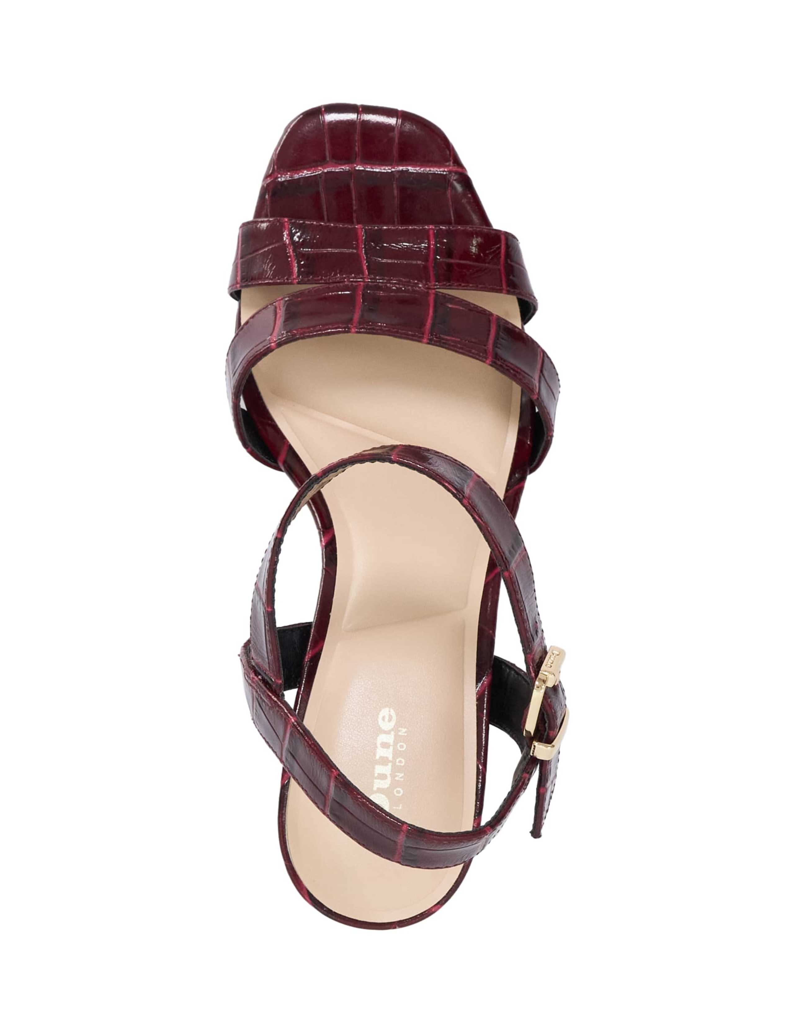 Leather Block Heel Sandals 3 of 5
