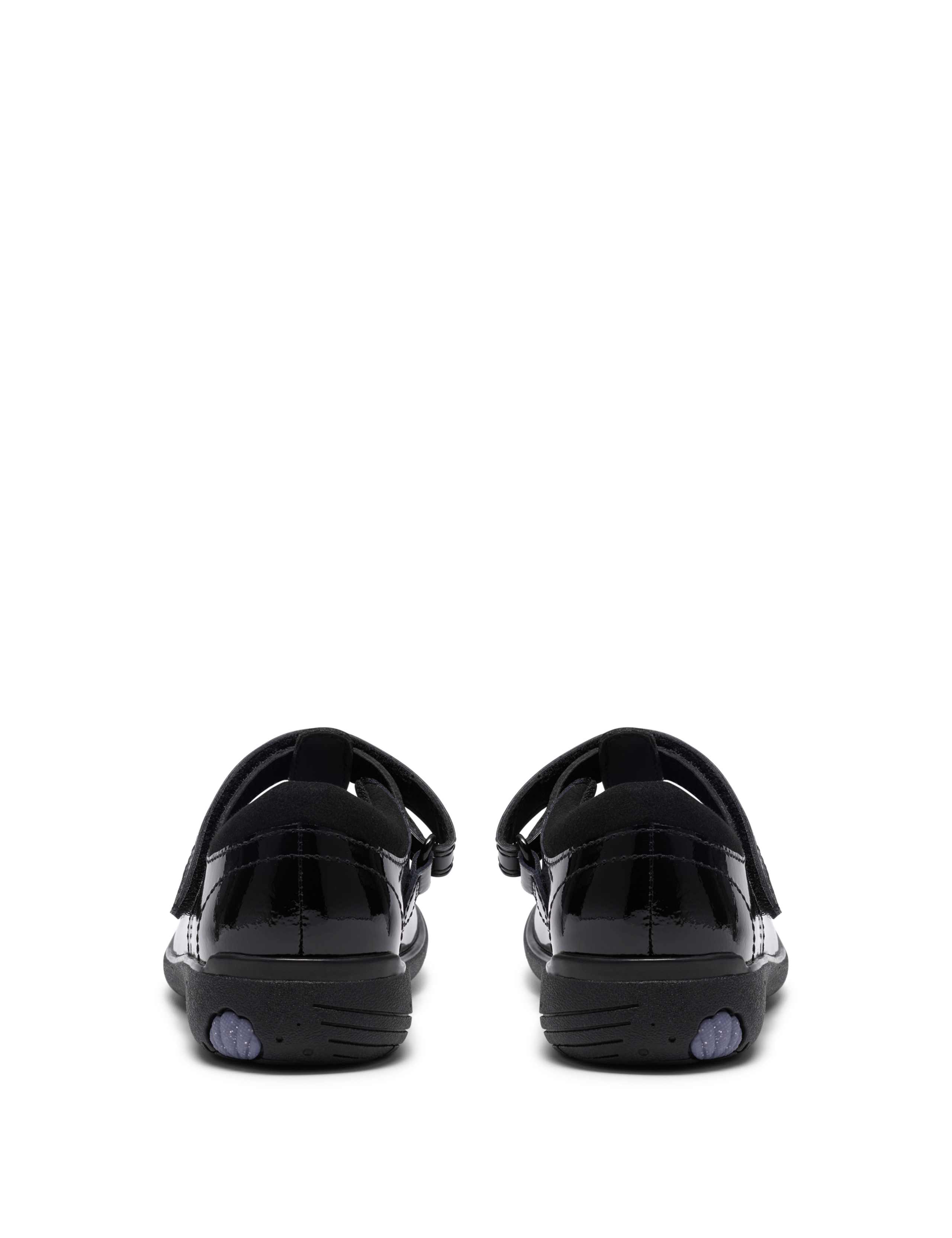 Patent Leather T-Bar School Shoes (7.5 Small - 2.5 Large) 2 of 6