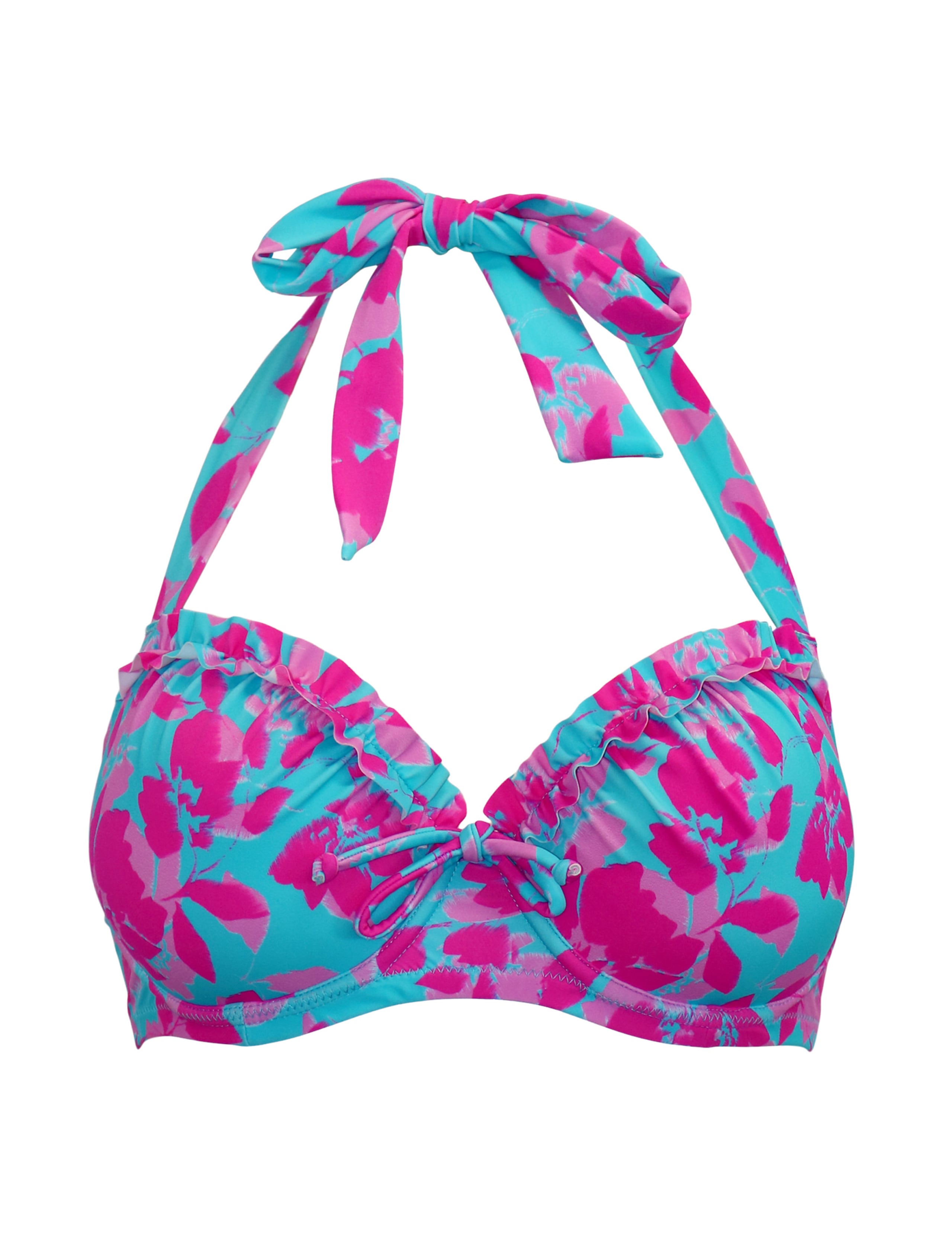 Ocean Breeze U/W Padded Halter Top (B-G) 2 of 6