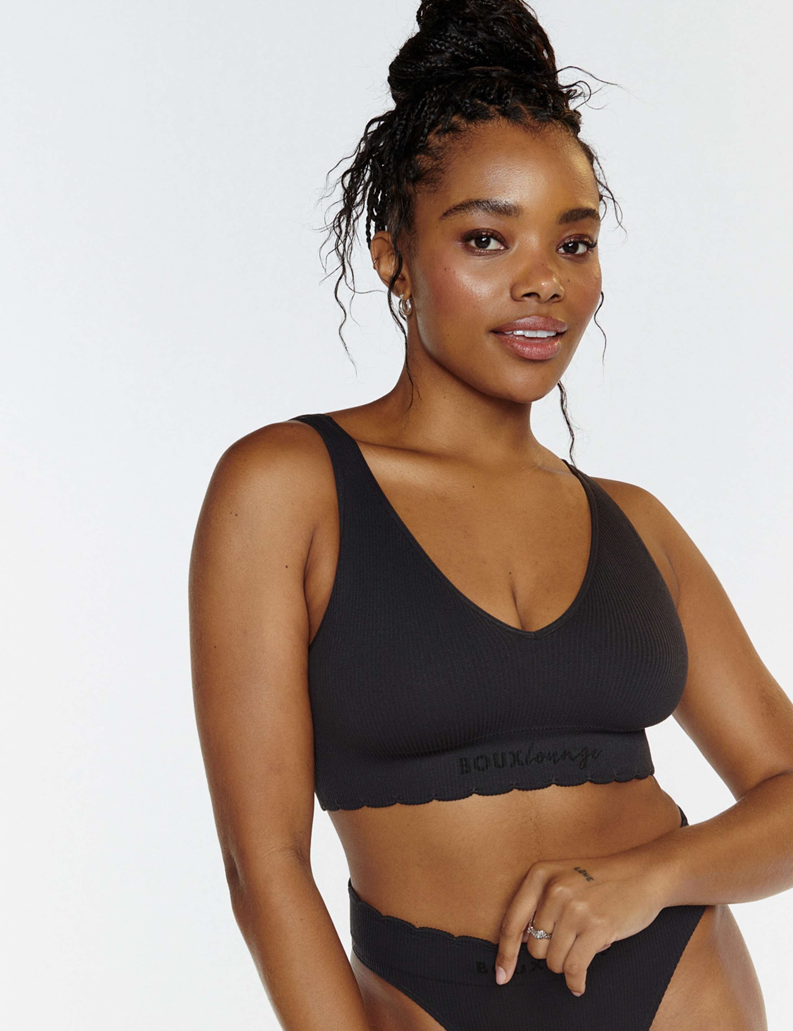 Ribbed Non Wired Seamless Bralette | Boux Avenue | M&S