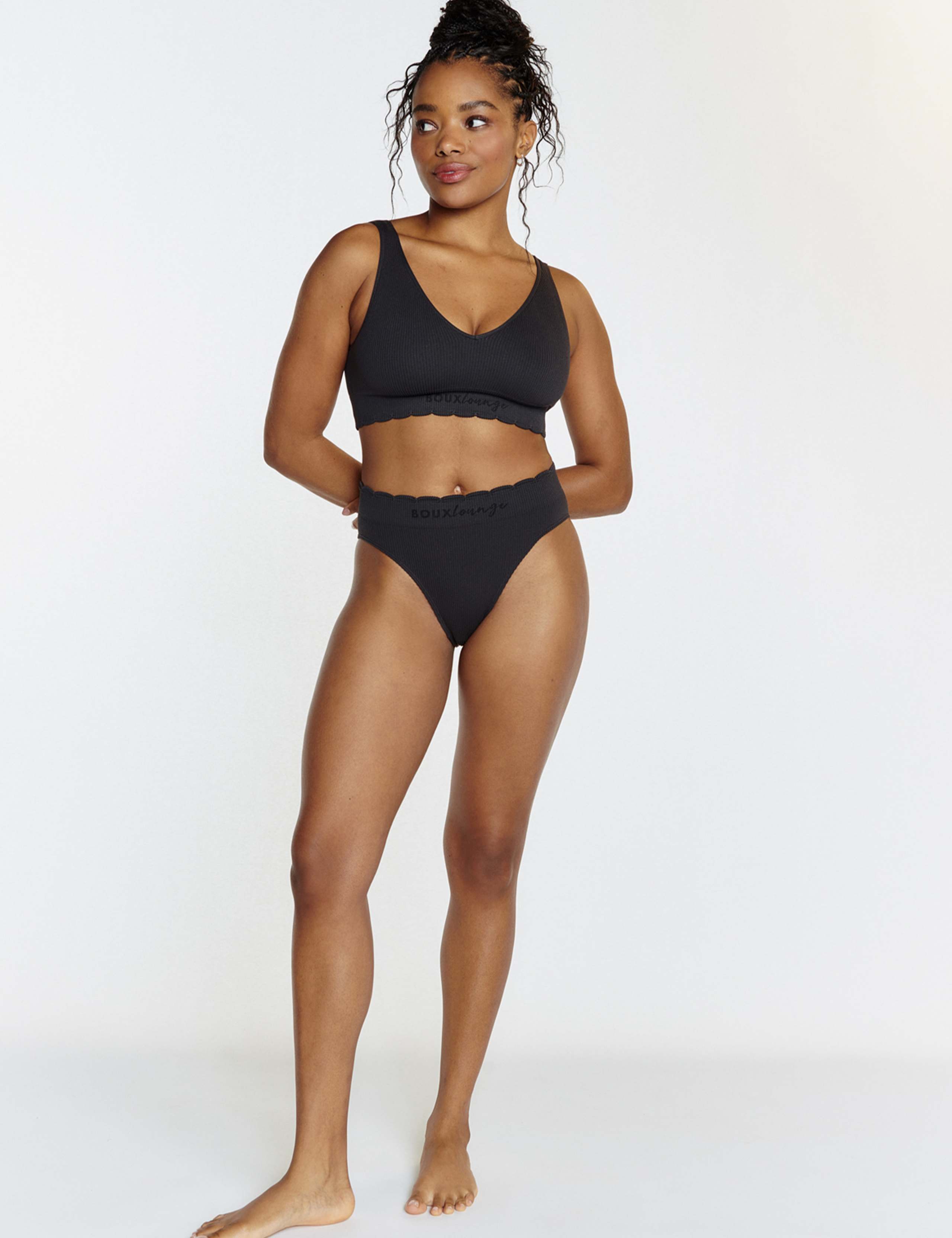 Ribbed Non Wired Seamless Bralette 8 of 8