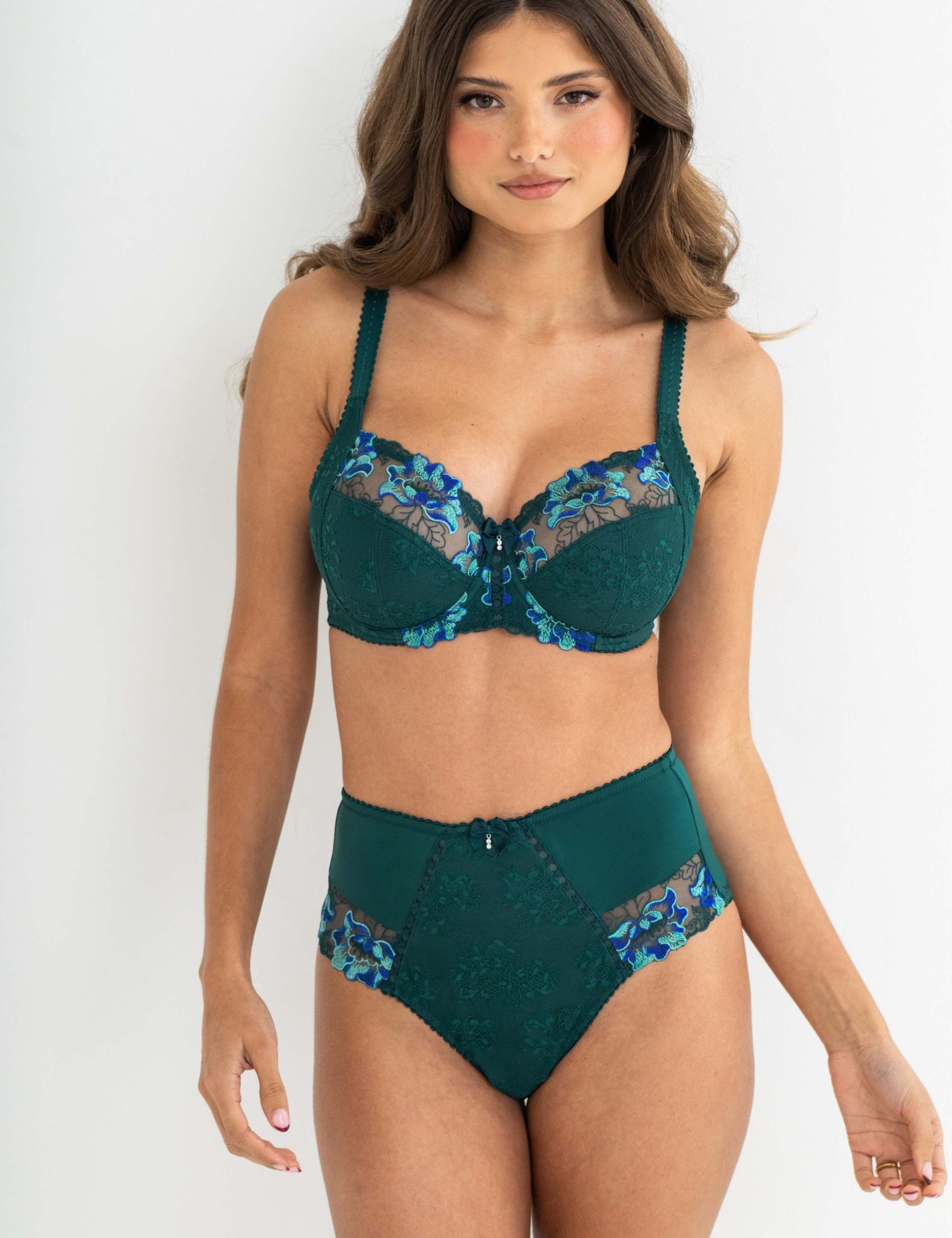 Sofia Floral Embroidered Lace Full Briefs 2 of 5