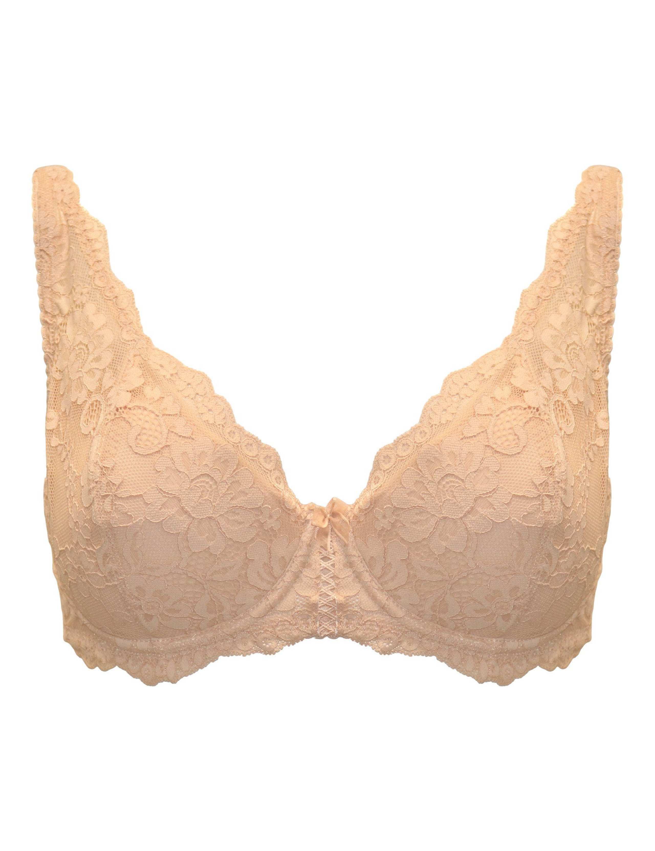 Fleur Lace Padded Wired High Apex Bra (A-F 2 of 7