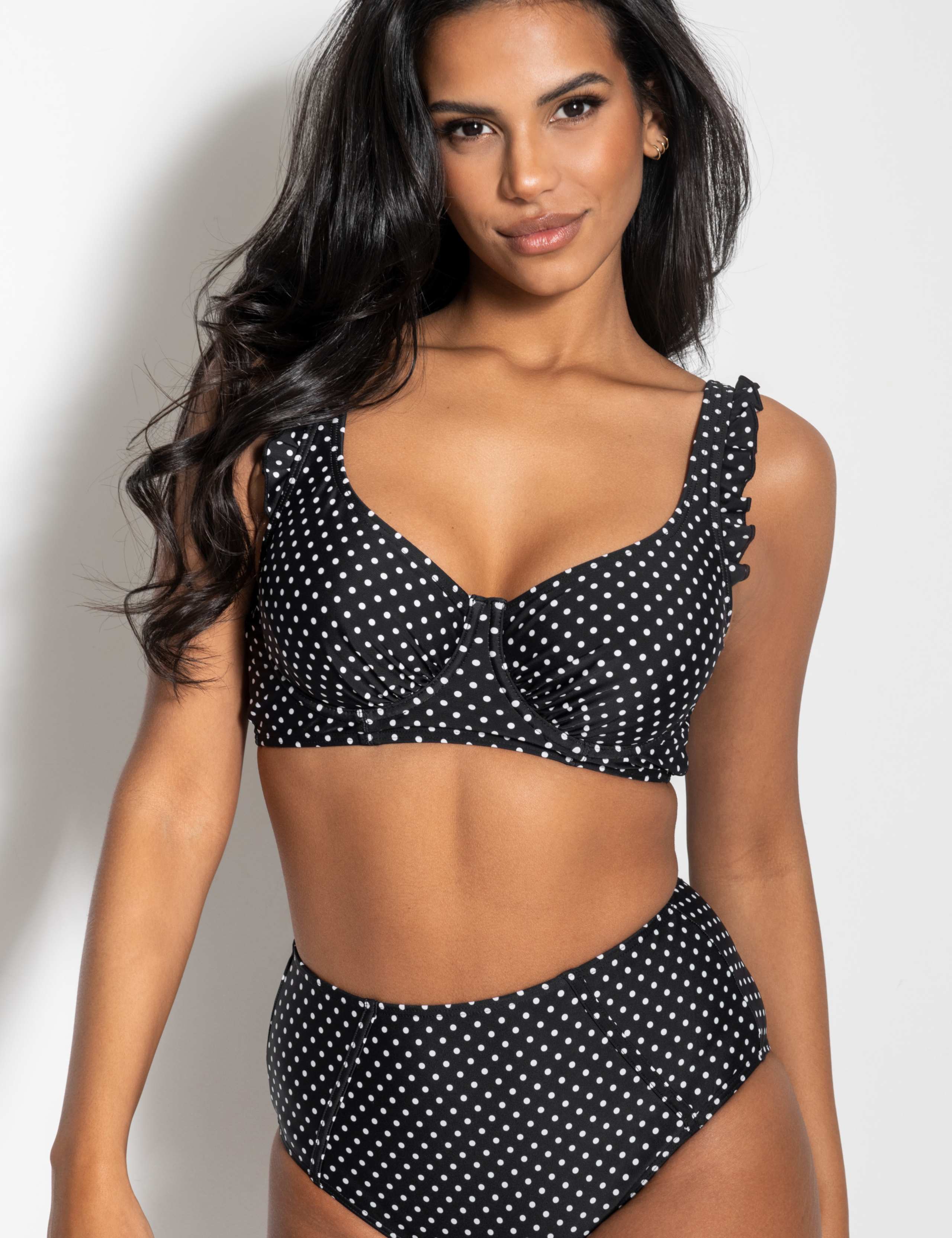 Sicily Printed Wired Plunge Bikini Top 1 of 6