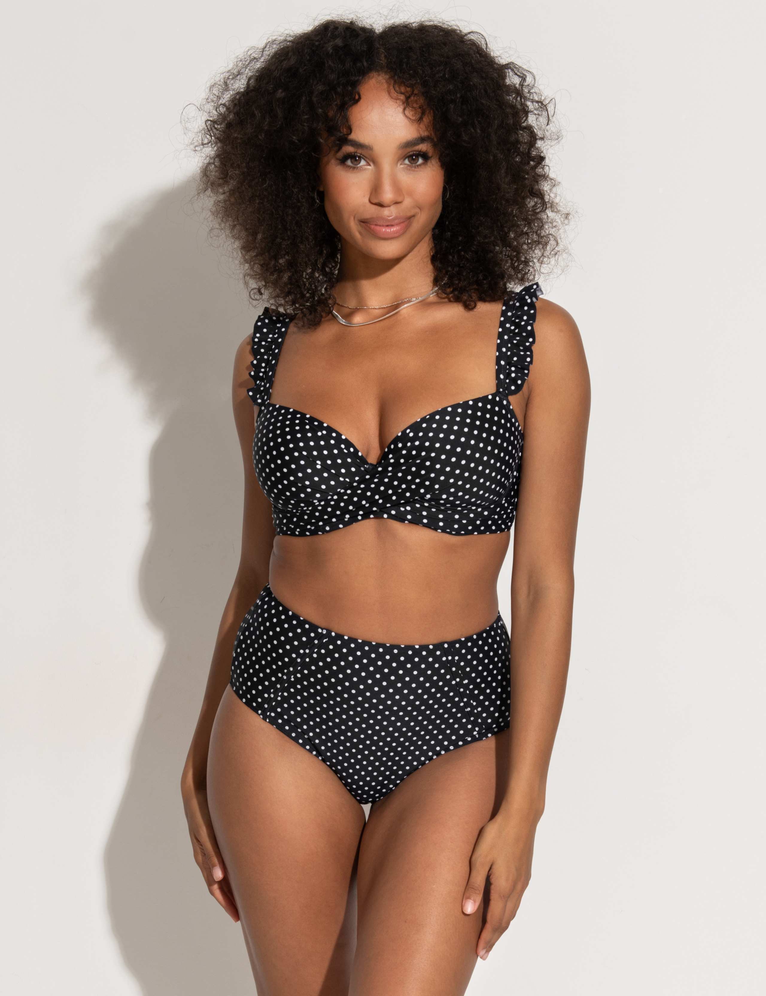 Sicily Polka Dot High Waisted Bikini Bottoms 6 of 6