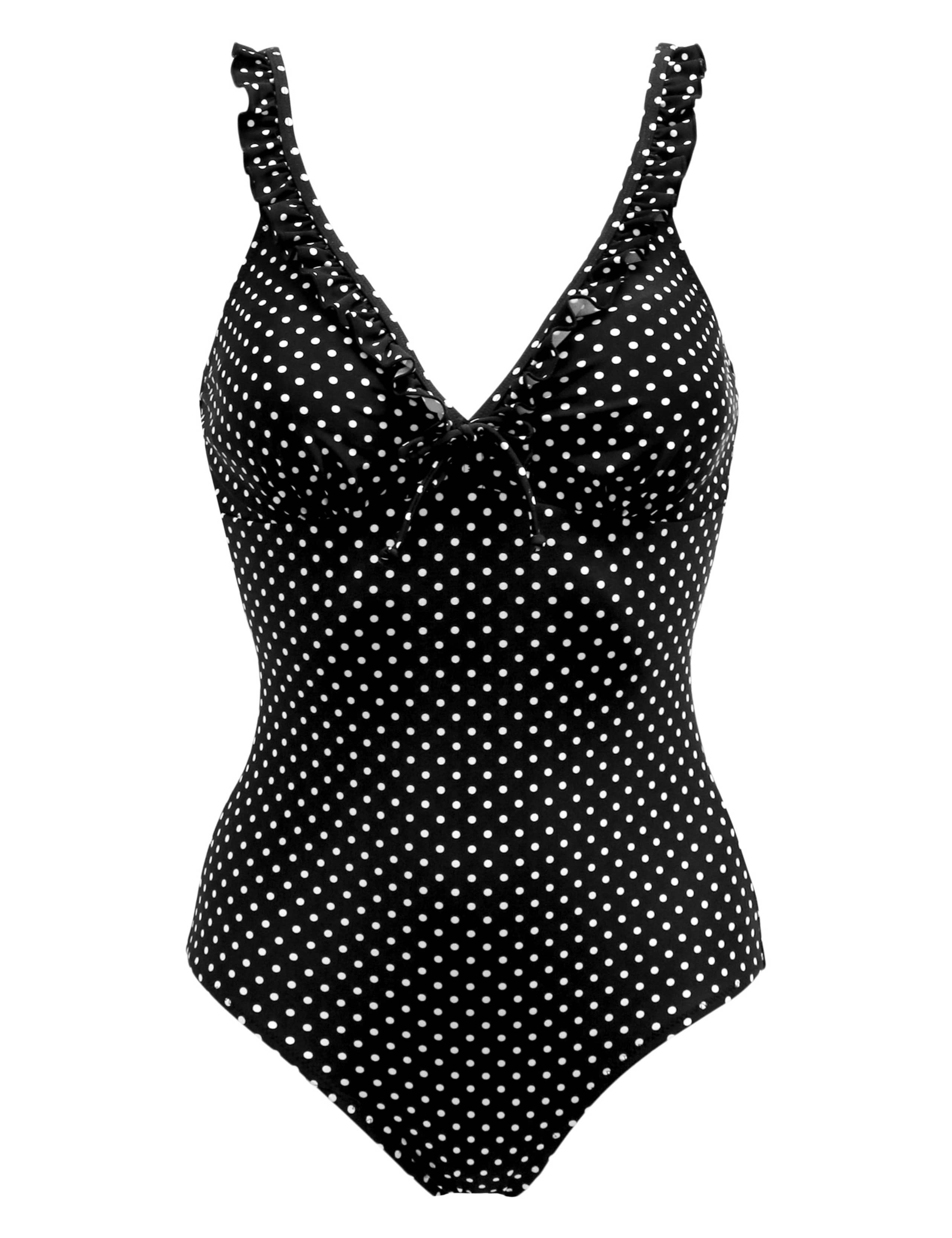 Sicily Polka Dot Tummy Control Padded V-Neck Swimsuit 6 of 6