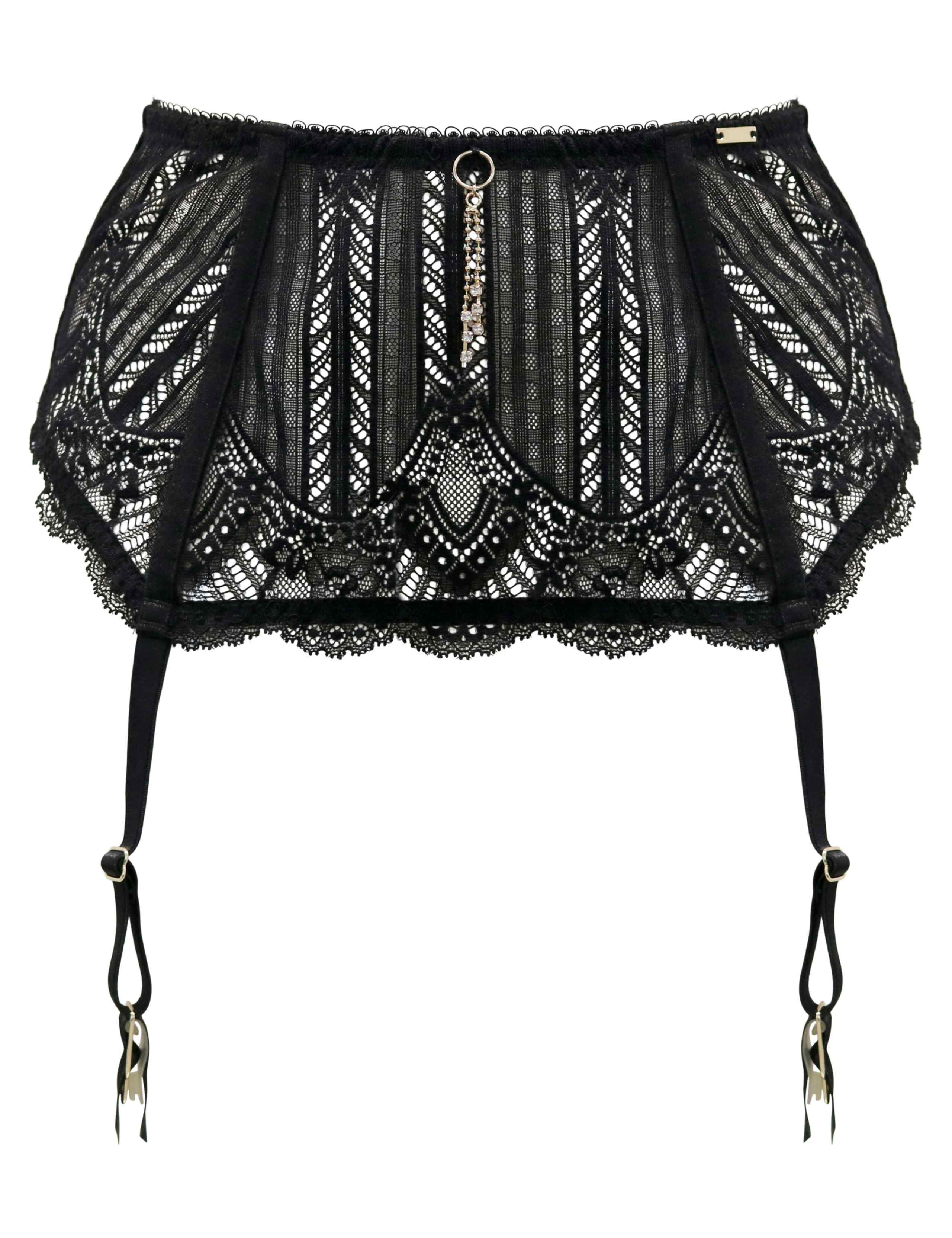 India Demilicious Linear Lace Suspender 2 of 9