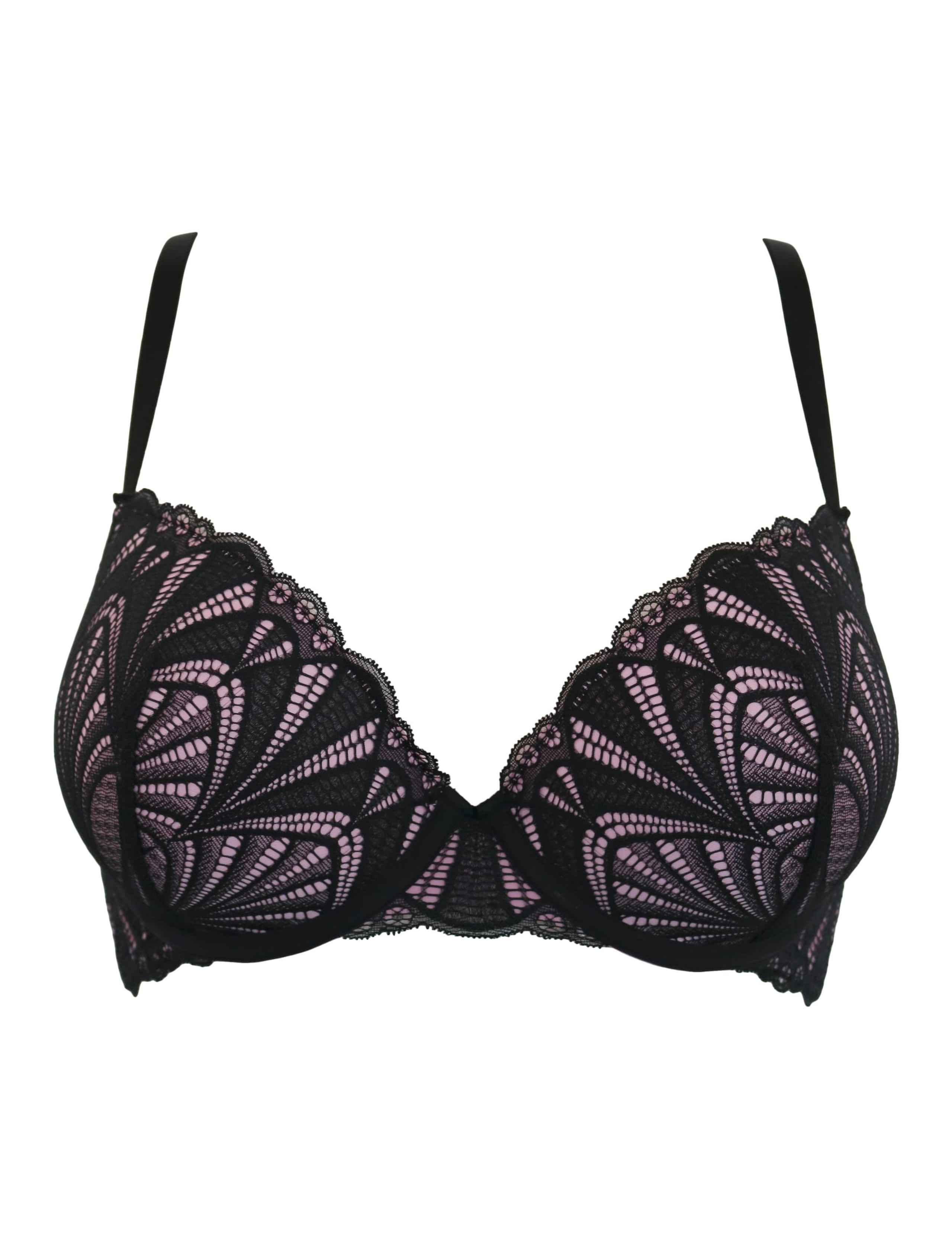 New Romance Lace Wired Push-Up Bra (A-DD) 2 of 8