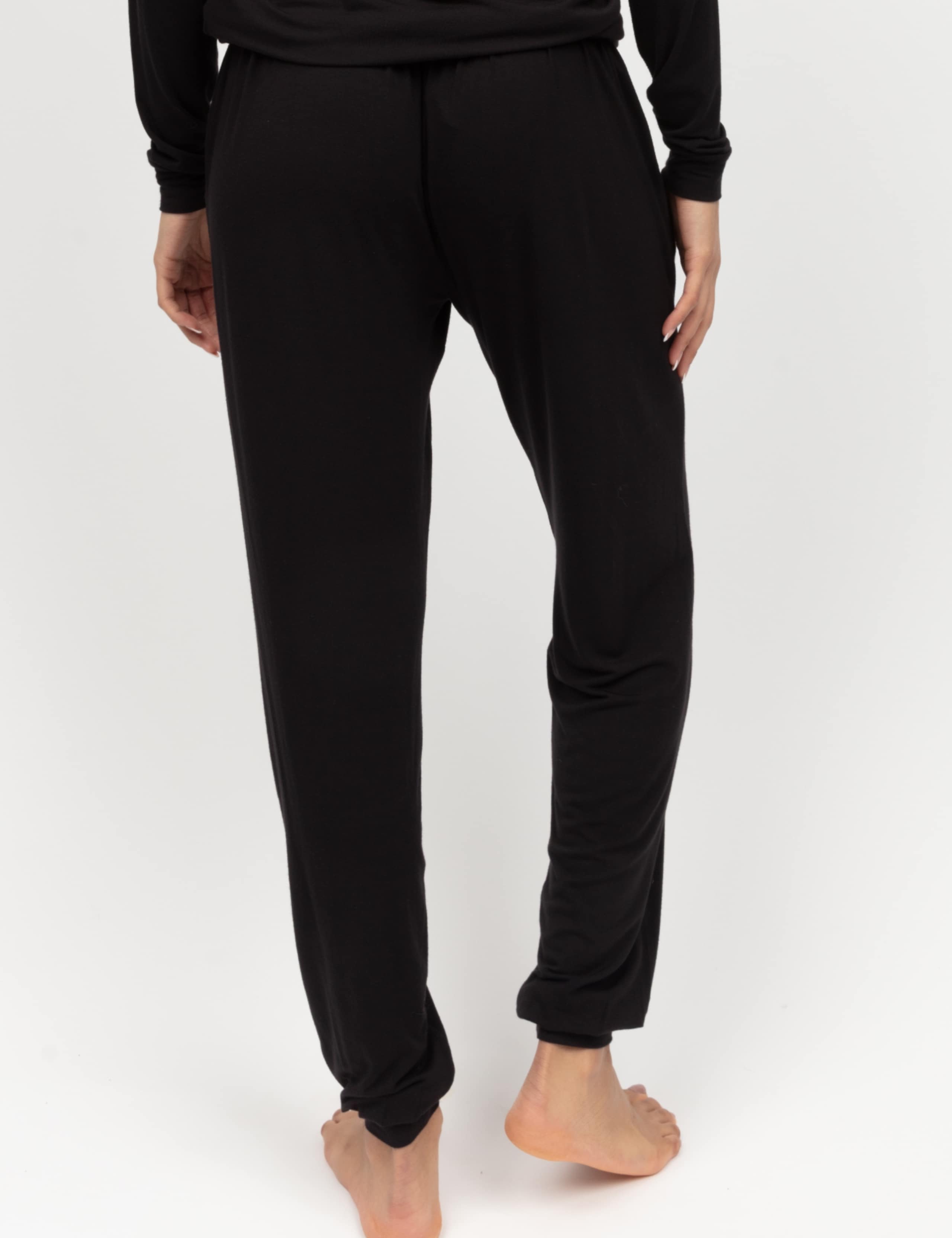 Jersey Cuffed Hem Pyjama Bottoms 4 of 4