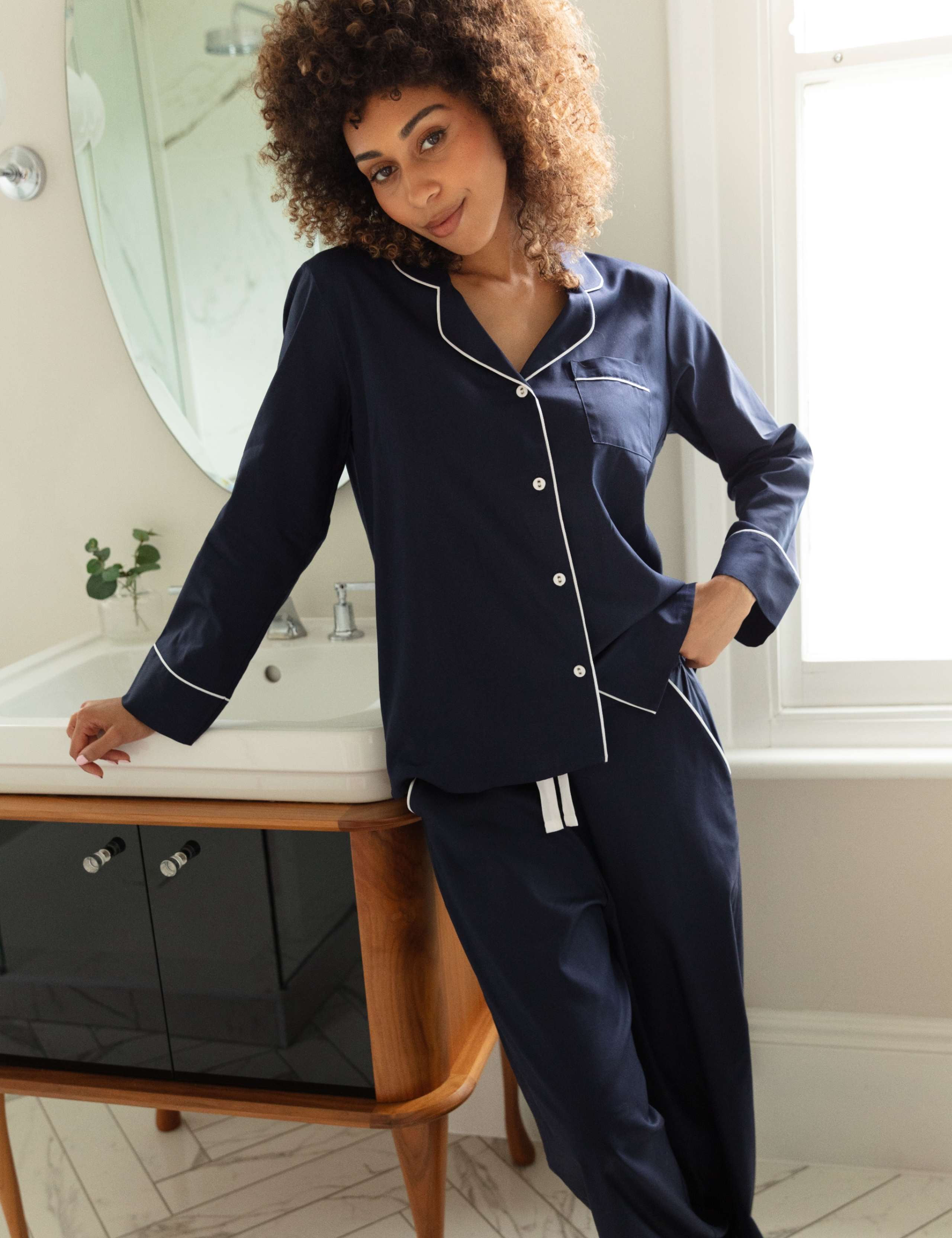 Cotton Modal Pyjama Set 3 of 4