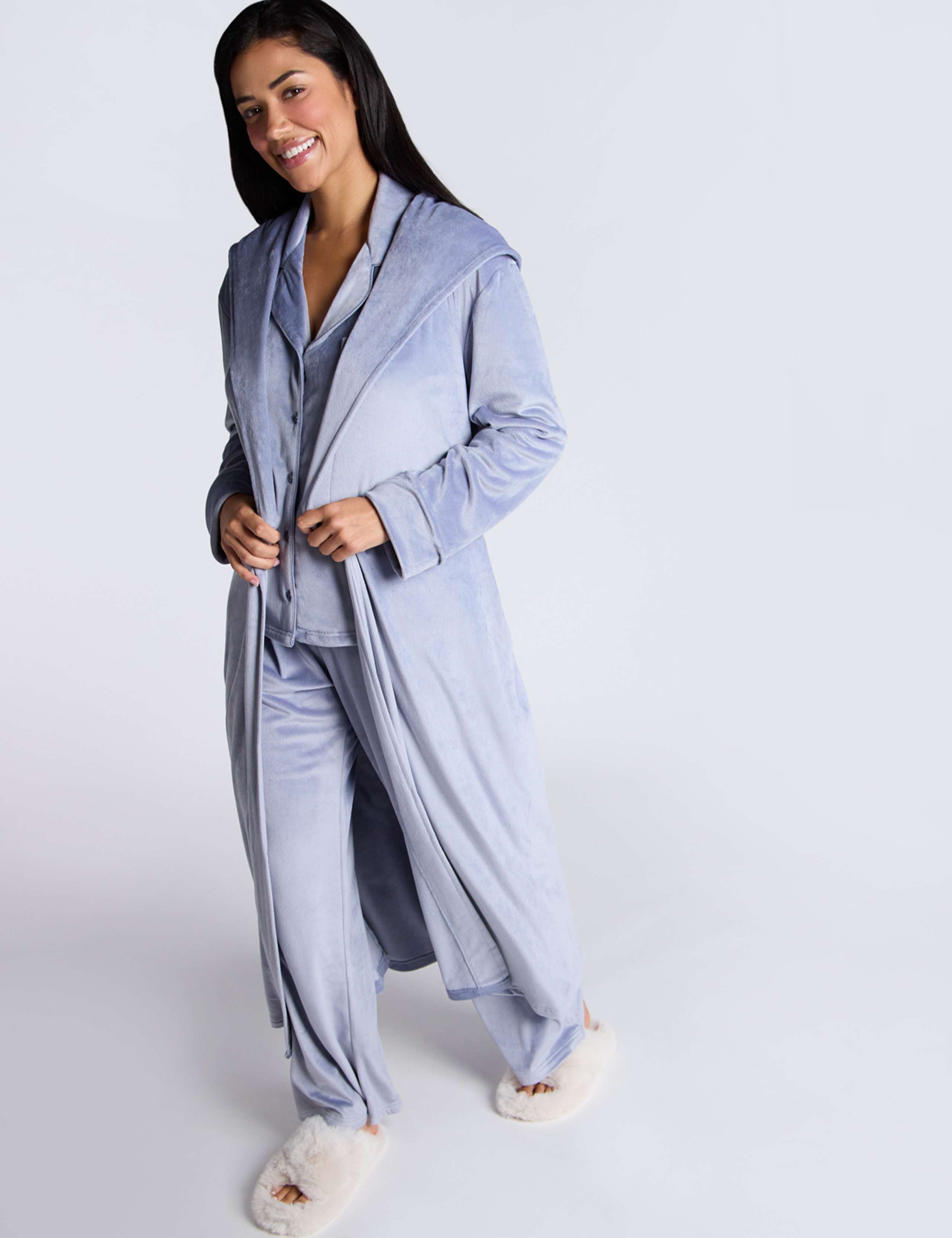 Velour Dressing Gown 3 of 4
