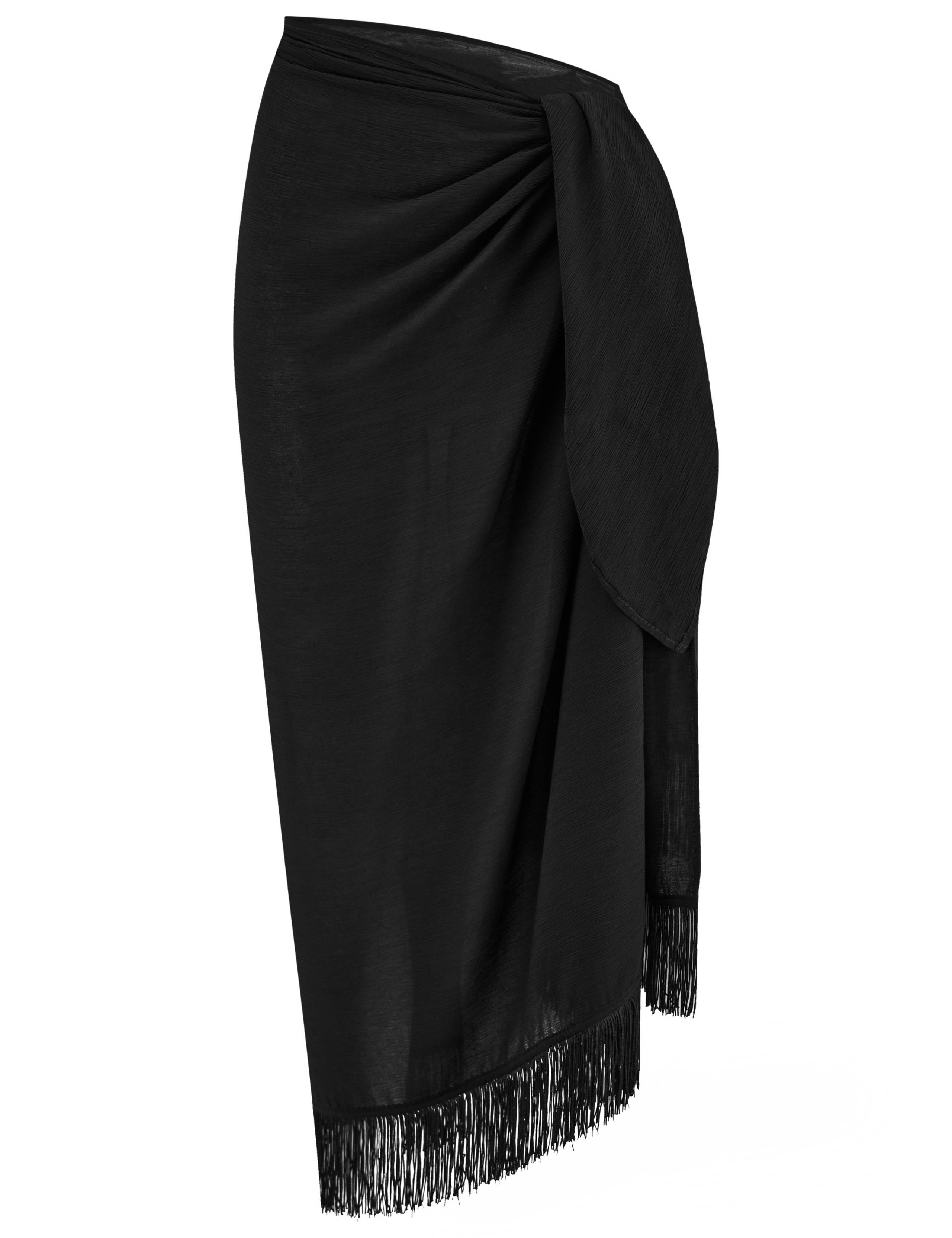 Fringed Beach Cover Up Sarong 2 of 7