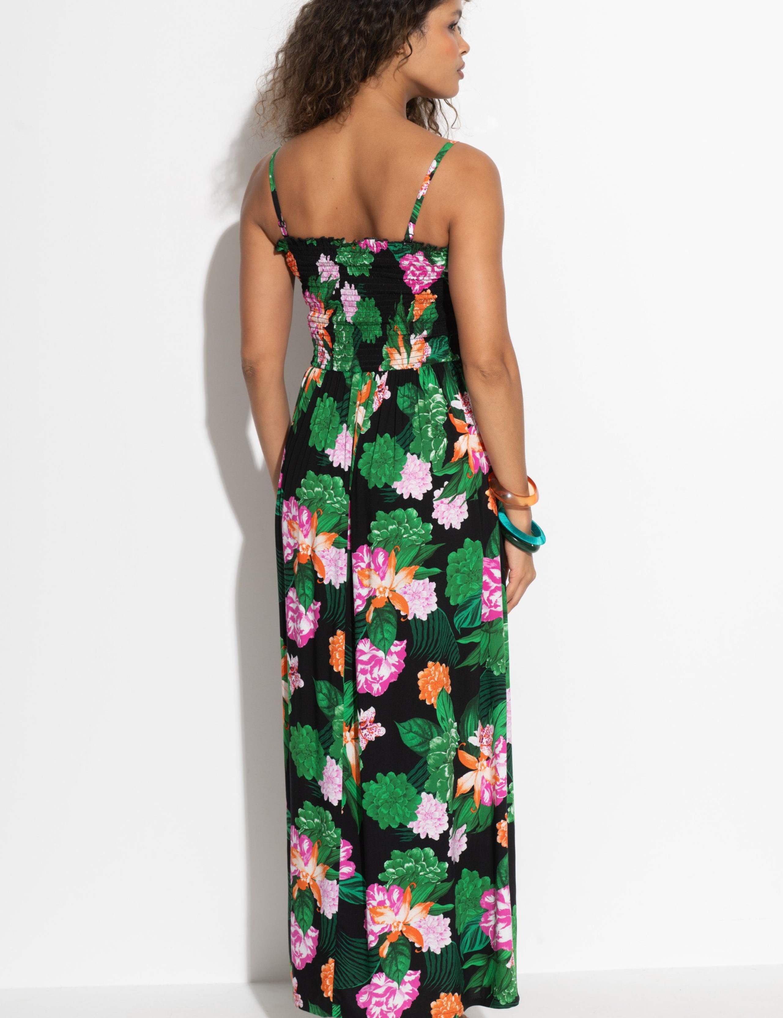 Emma Strapless Shirred Maxi Beach Dress 6 of 7
