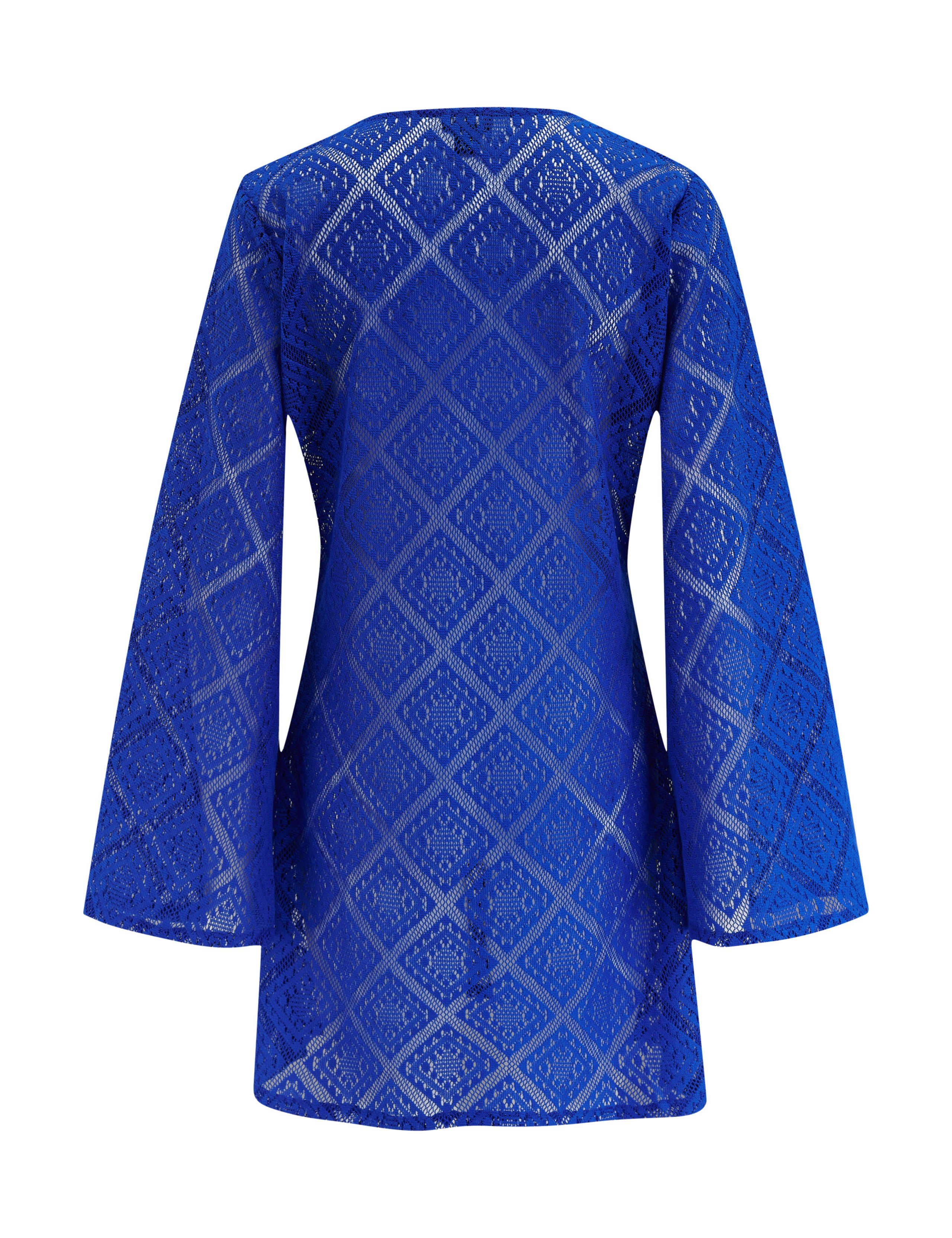 Free Spirit Lace Long Sleeve Beach Dress 7 of 8