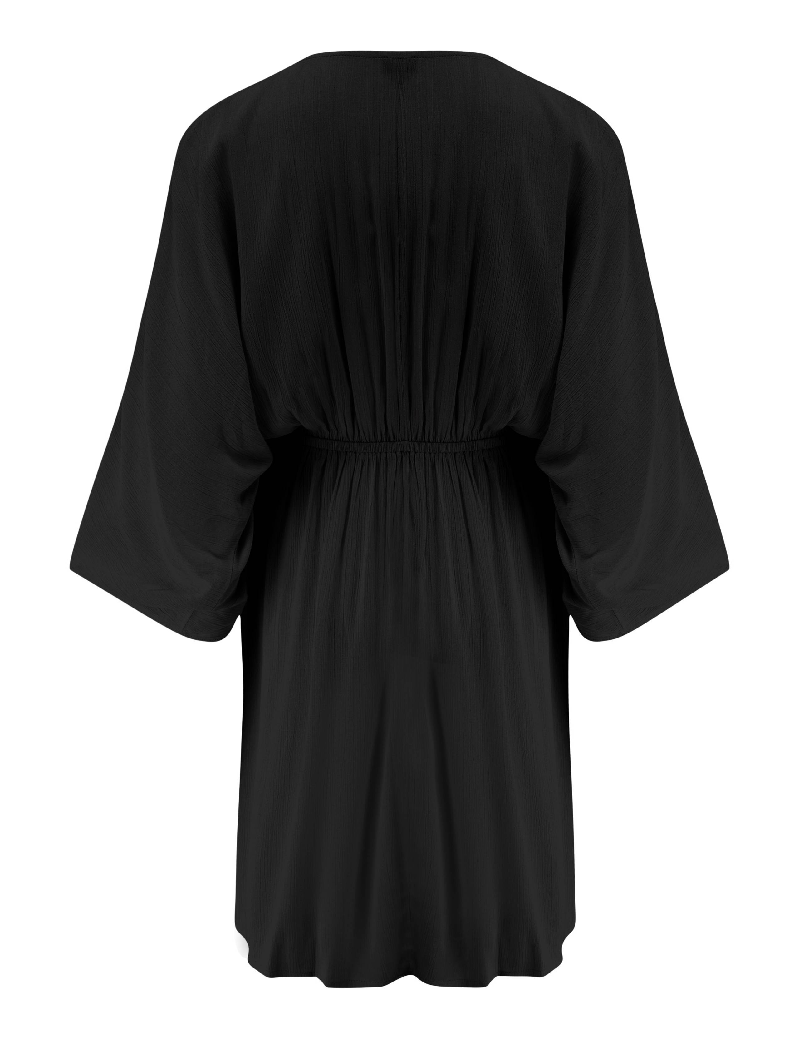 Crinkle O Ring Short Beach Kaftan 6 of 7