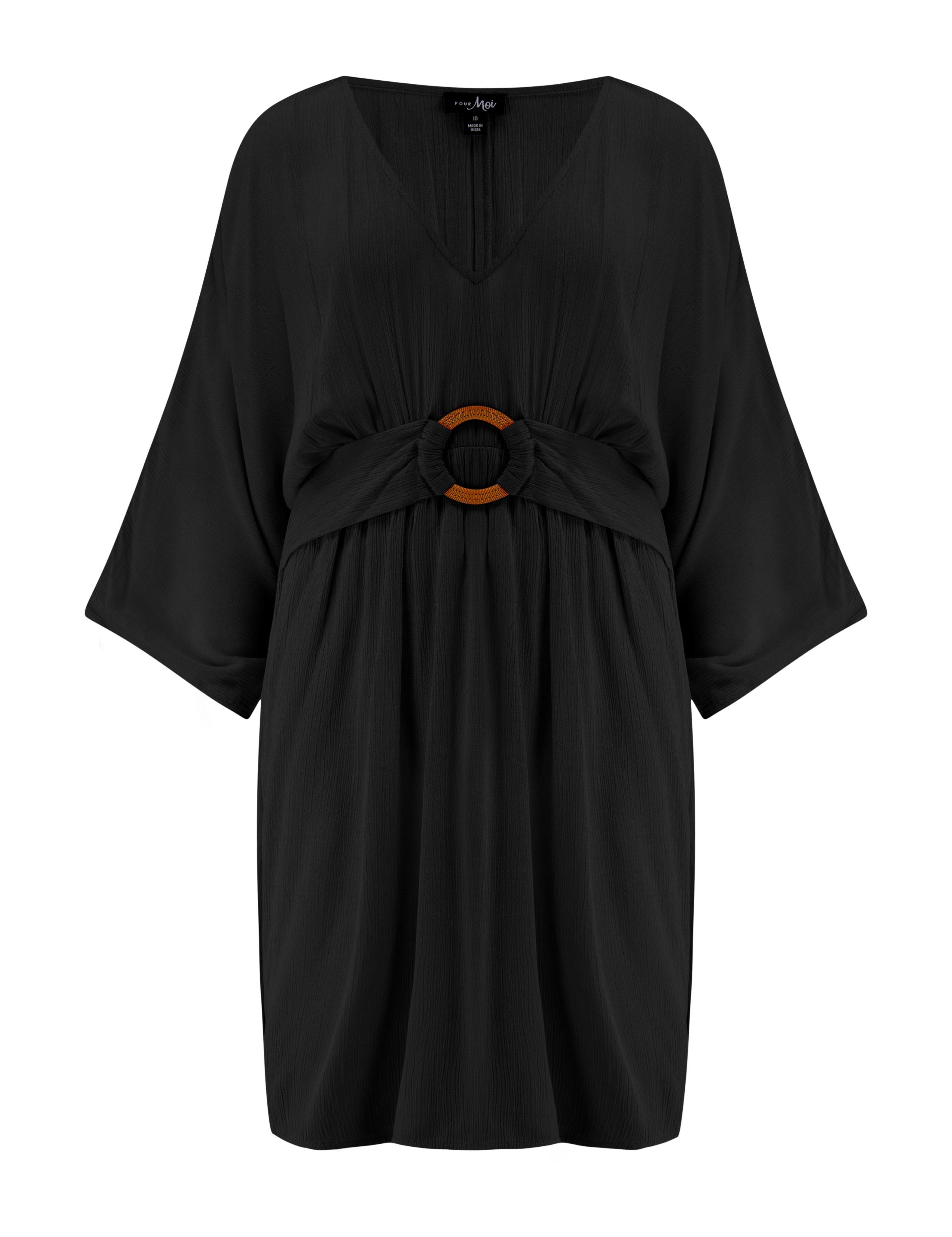 Crinkle O Ring Short Beach Kaftan 2 of 7