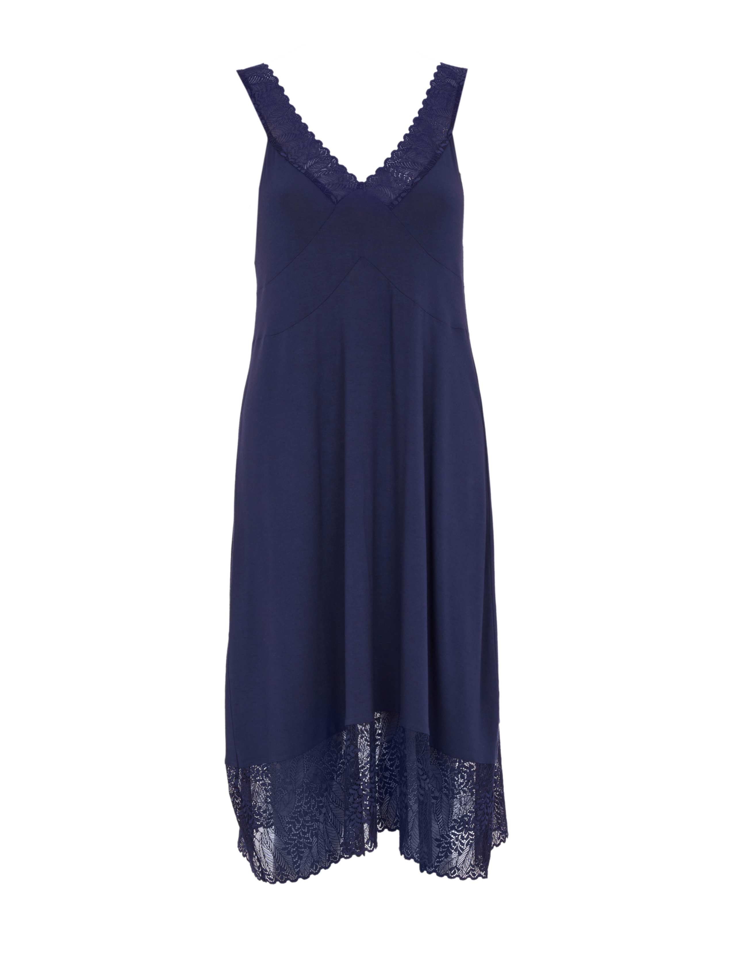 Jersey Lace Trim Nightdress 2 of 3