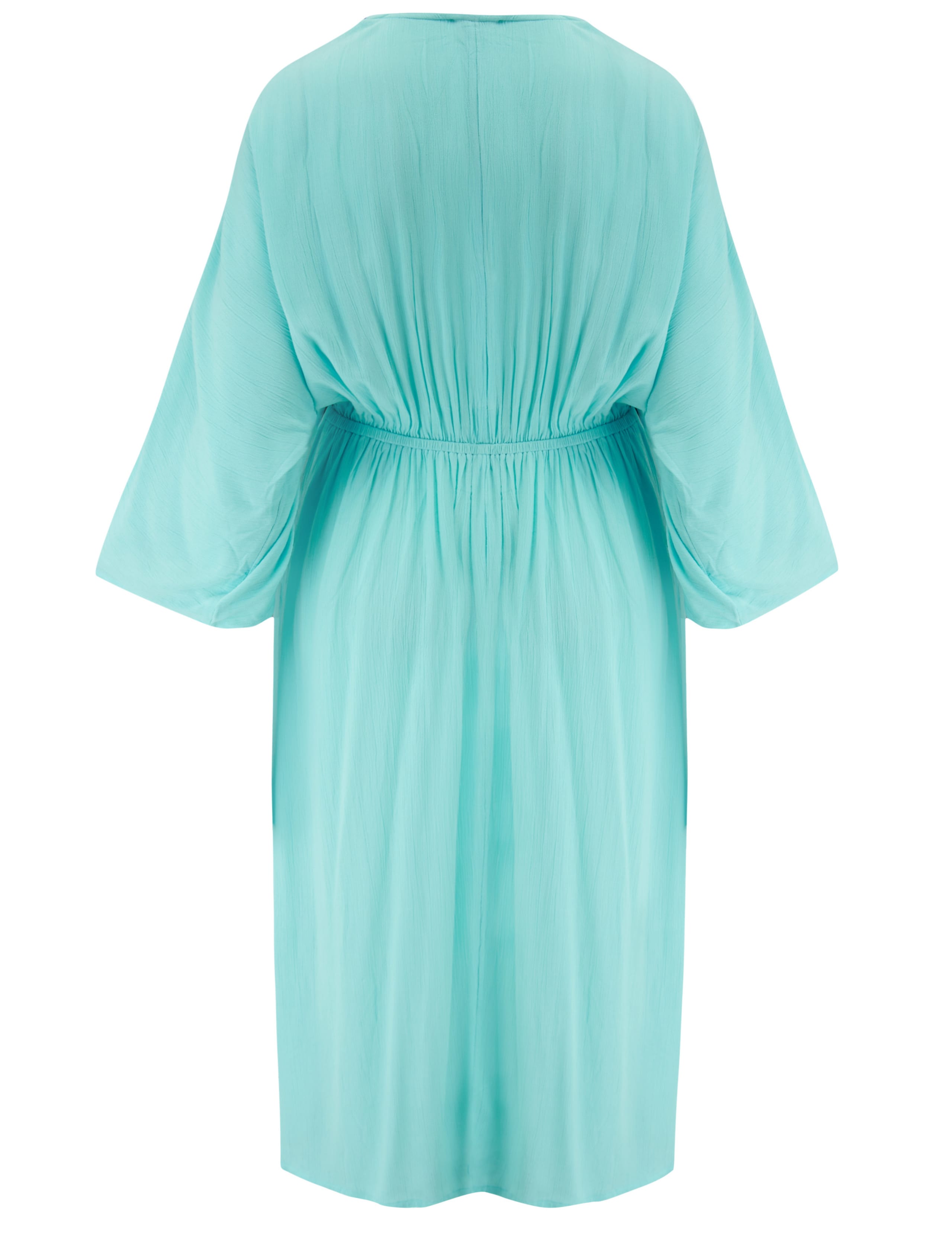 Crinkle O Ring Midi Beach Dress 6 of 8